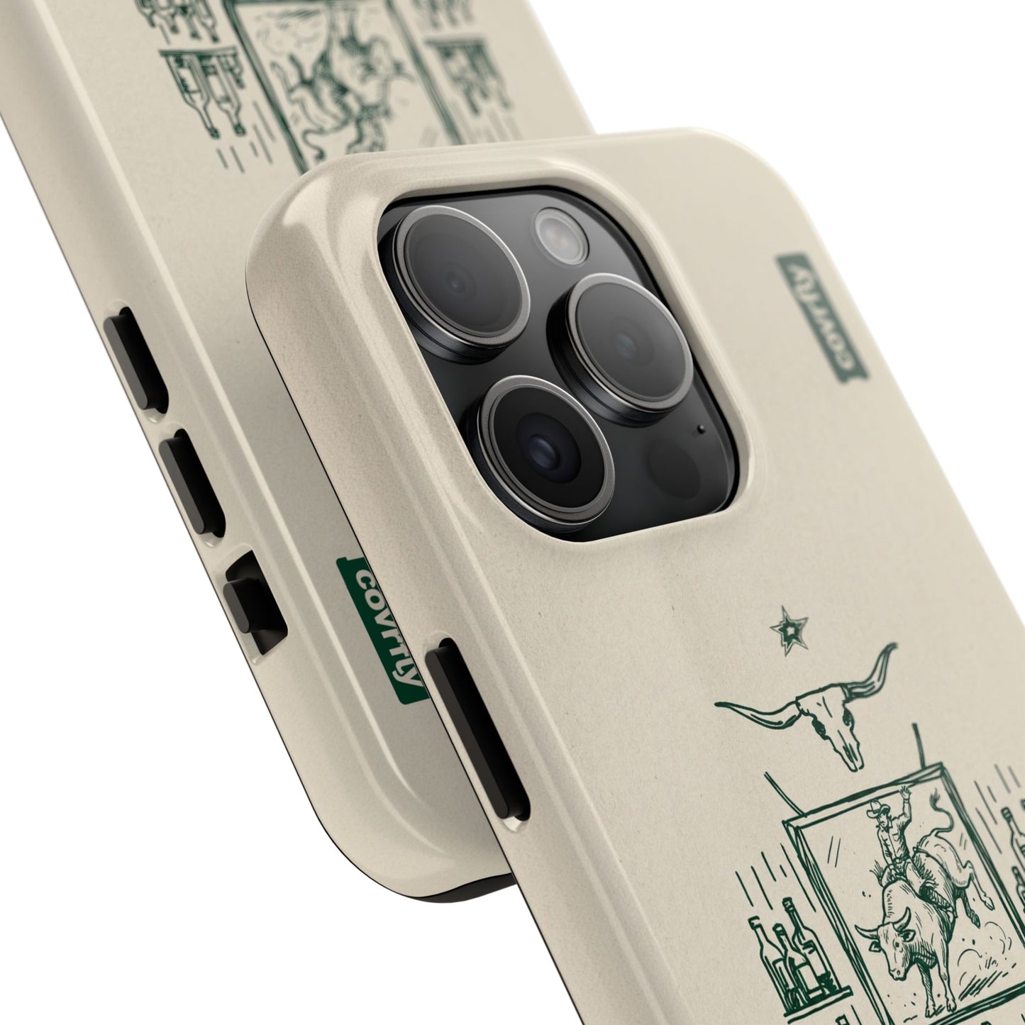 Funda Tres Sillas para iPhone 15 Pro - View 2 - Diseño Premium covrfly
