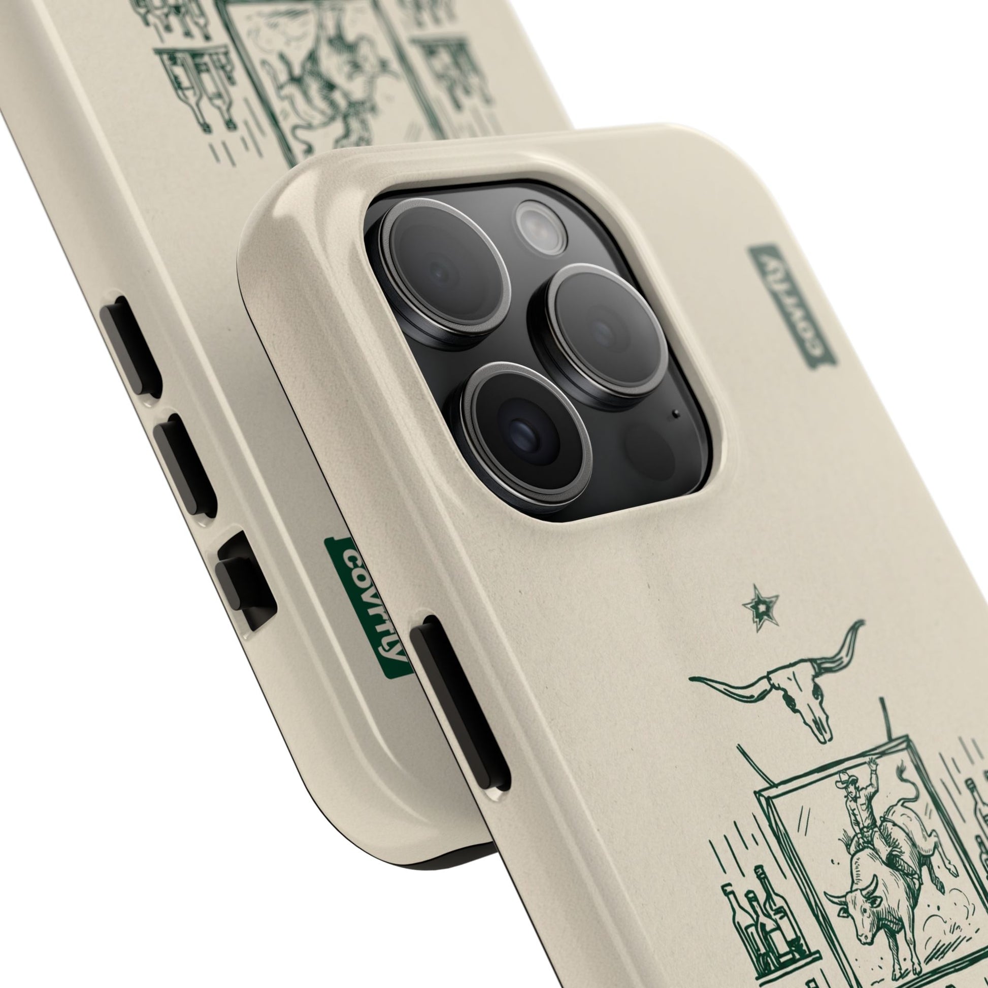 Funda Tres Sillas para iPhone 15 Pro - View 2 - Diseño Premium covrfly