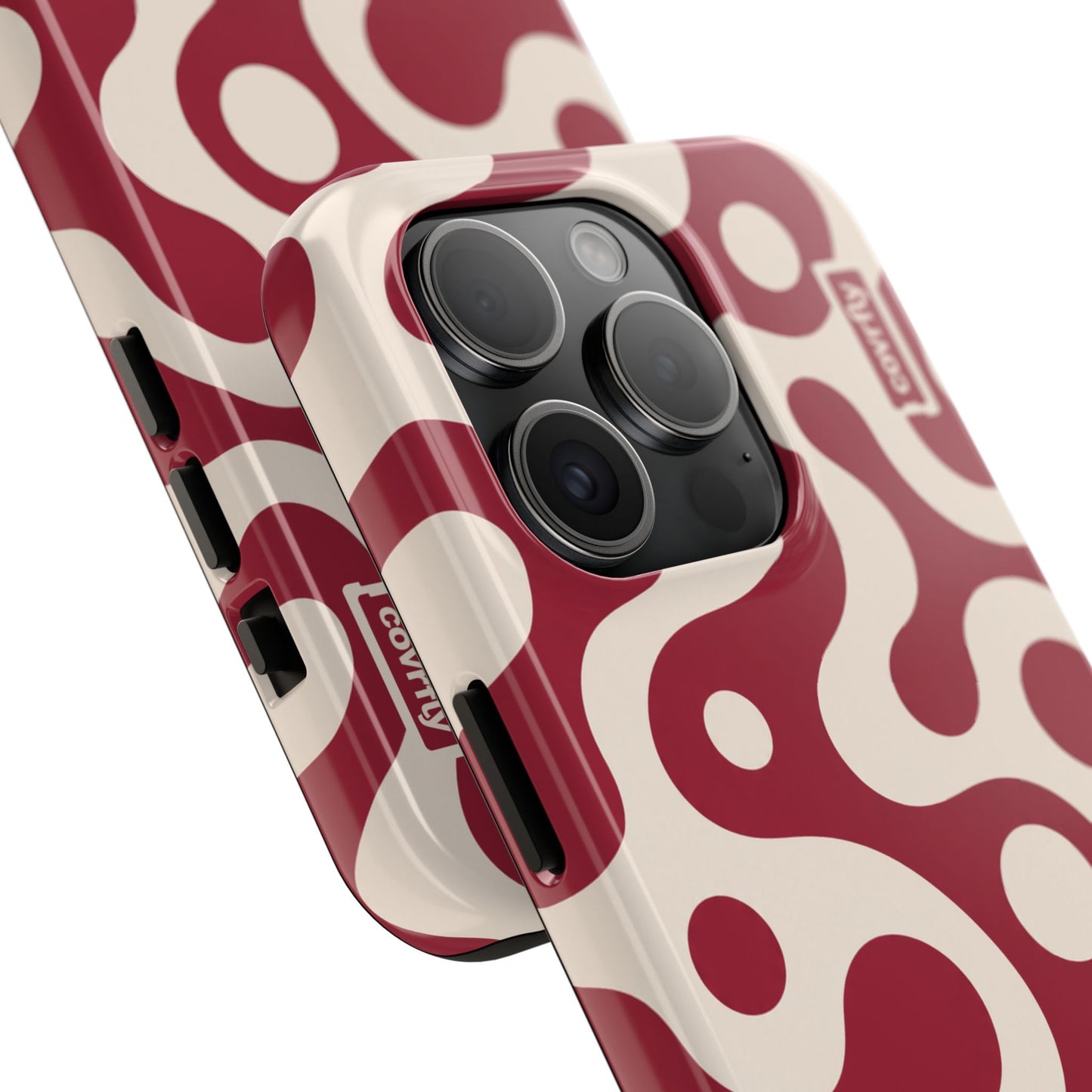 Funda Velvet Swirl para iPhone 15 Pro - View 2 - Diseño Premium covrfly