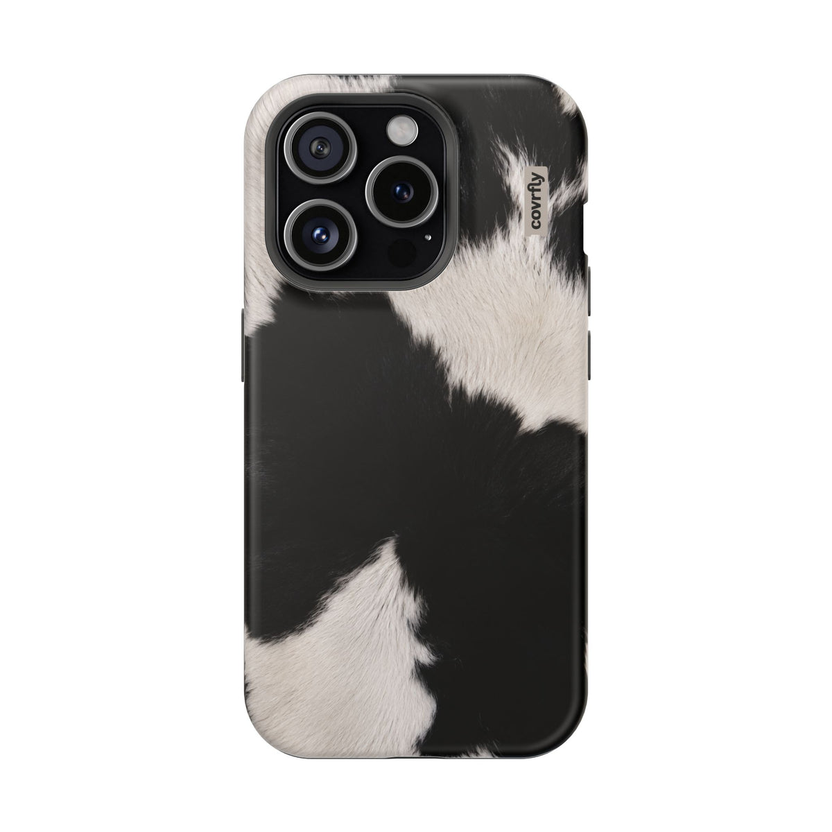 Funda Blanco, negro, punto. para iPhone 15 Pro Matte Premium - View 1 - Diseño Premium covrfly