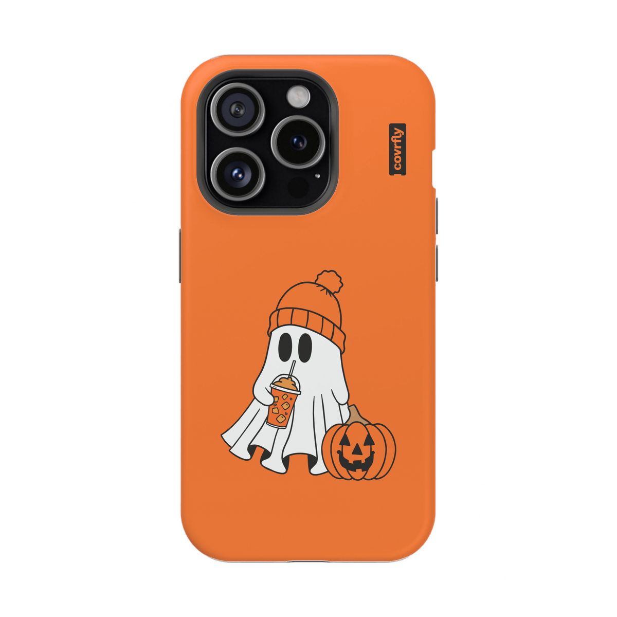 Funda Boo Latte para iPhone 15 Pro Matte Premium - View 1 - Diseño Premium covrfly