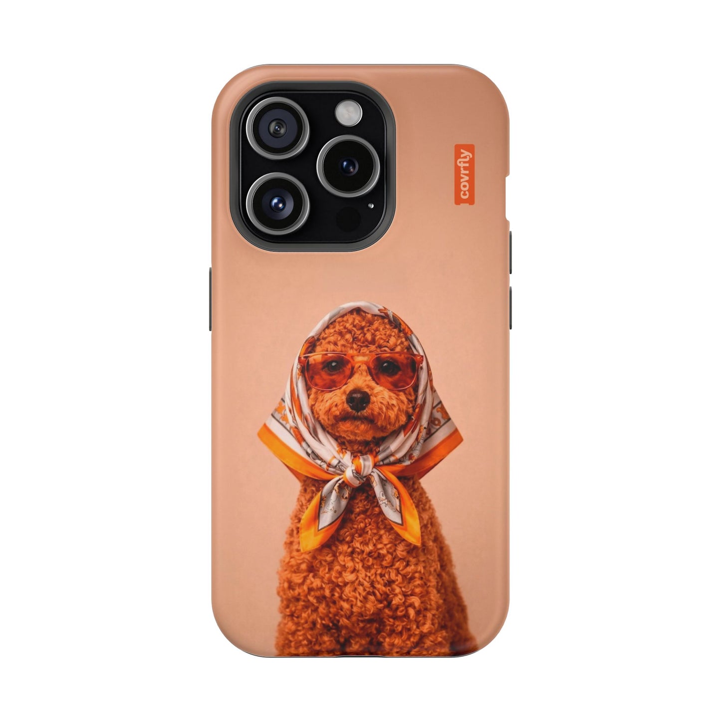Funda Couture Pup para iPhone 15 Pro Matte Premium - View 1 - Diseño Premium covrfly