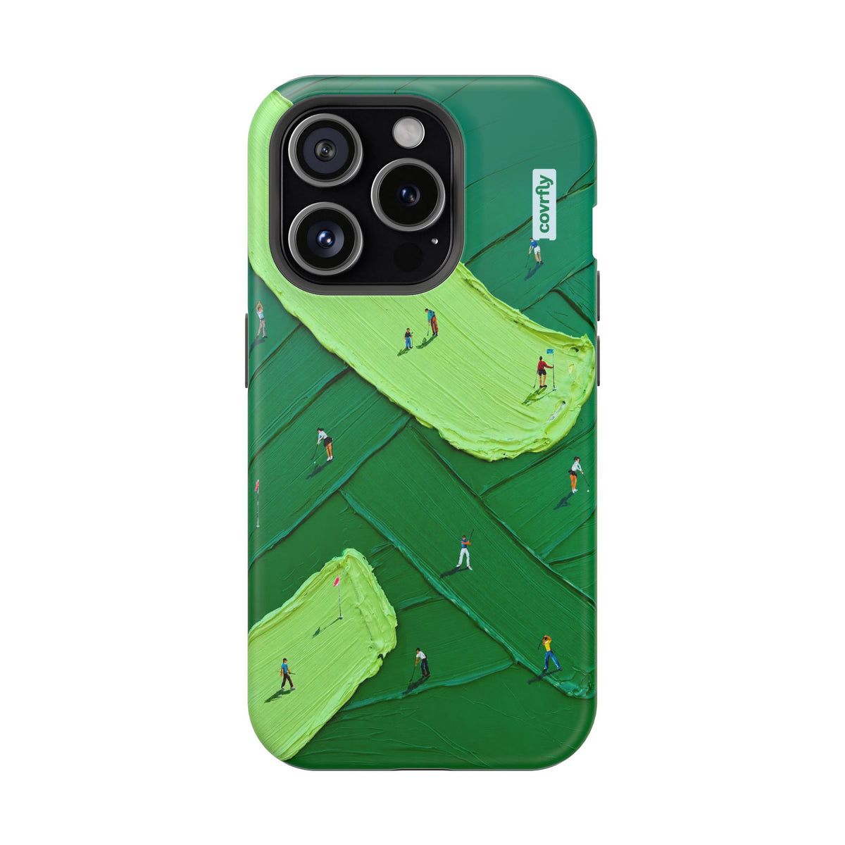 Funda Golf Miniatura para iPhone 15 Pro Matte Premium - View 1 - Diseño Premium covrfly