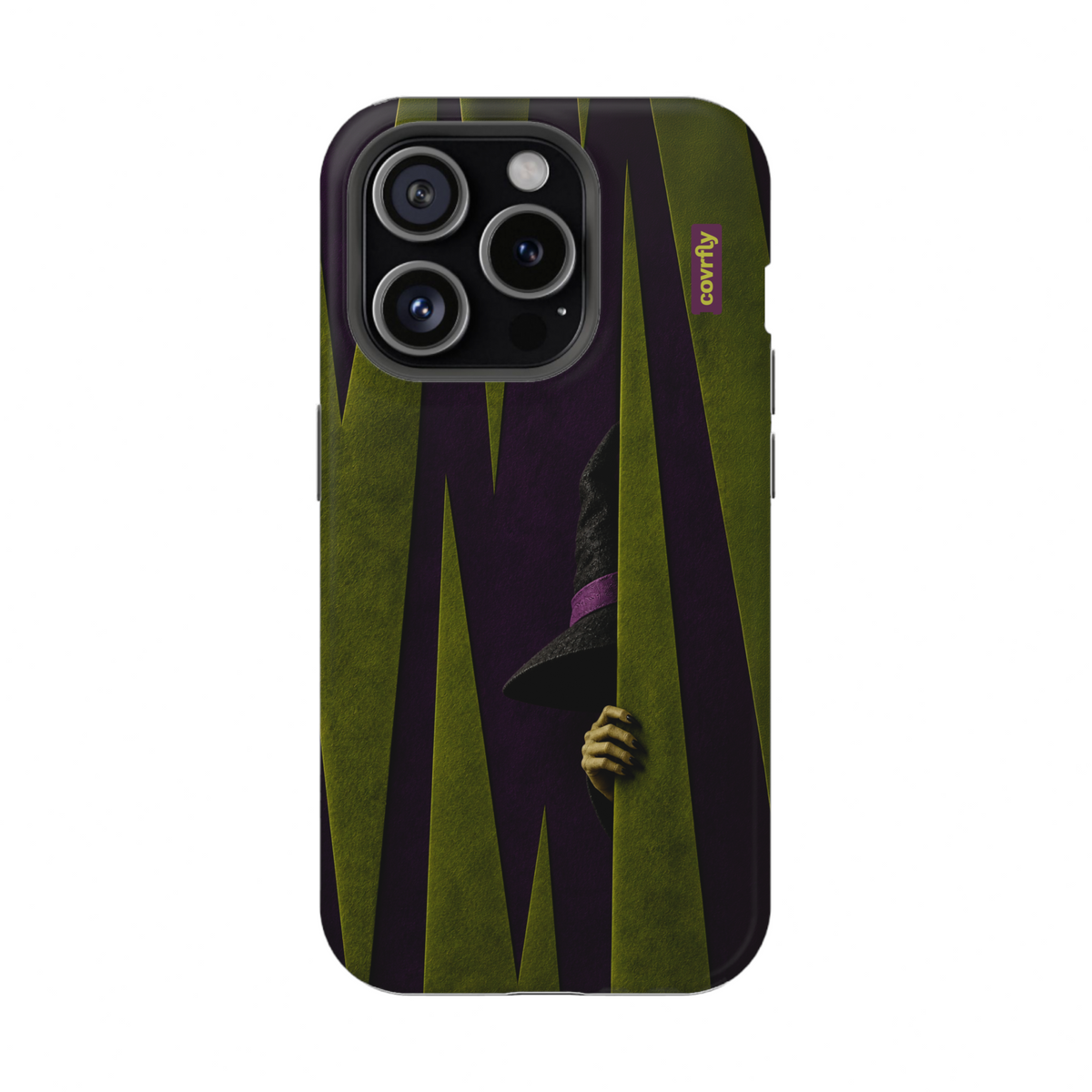 Funda Modo Bruja para iPhone 15 Pro Matte Premium - View 1 - Diseño Premium covrfly