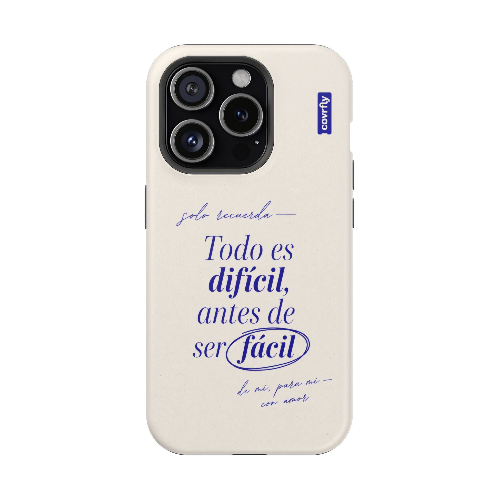 Funda Nota Propia para iPhone 15 Pro Matte Premium - View 1 - Diseño Premium covrfly