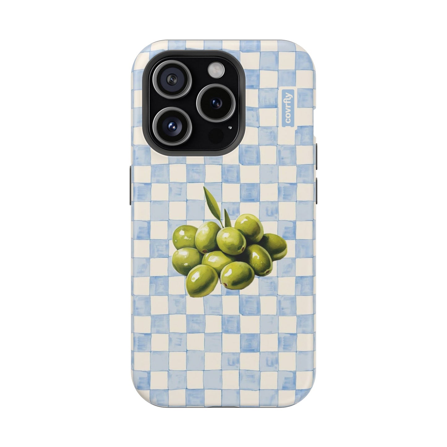 Funda Olive para iPhone 15 Pro Matte Premium - View 1 - Diseño Premium covrfly