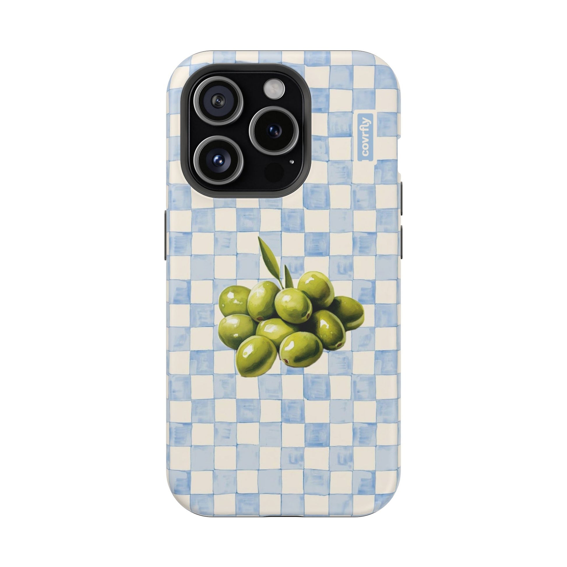 Funda Olive para iPhone 15 Pro Matte Premium - View 1 - Diseño Premium covrfly