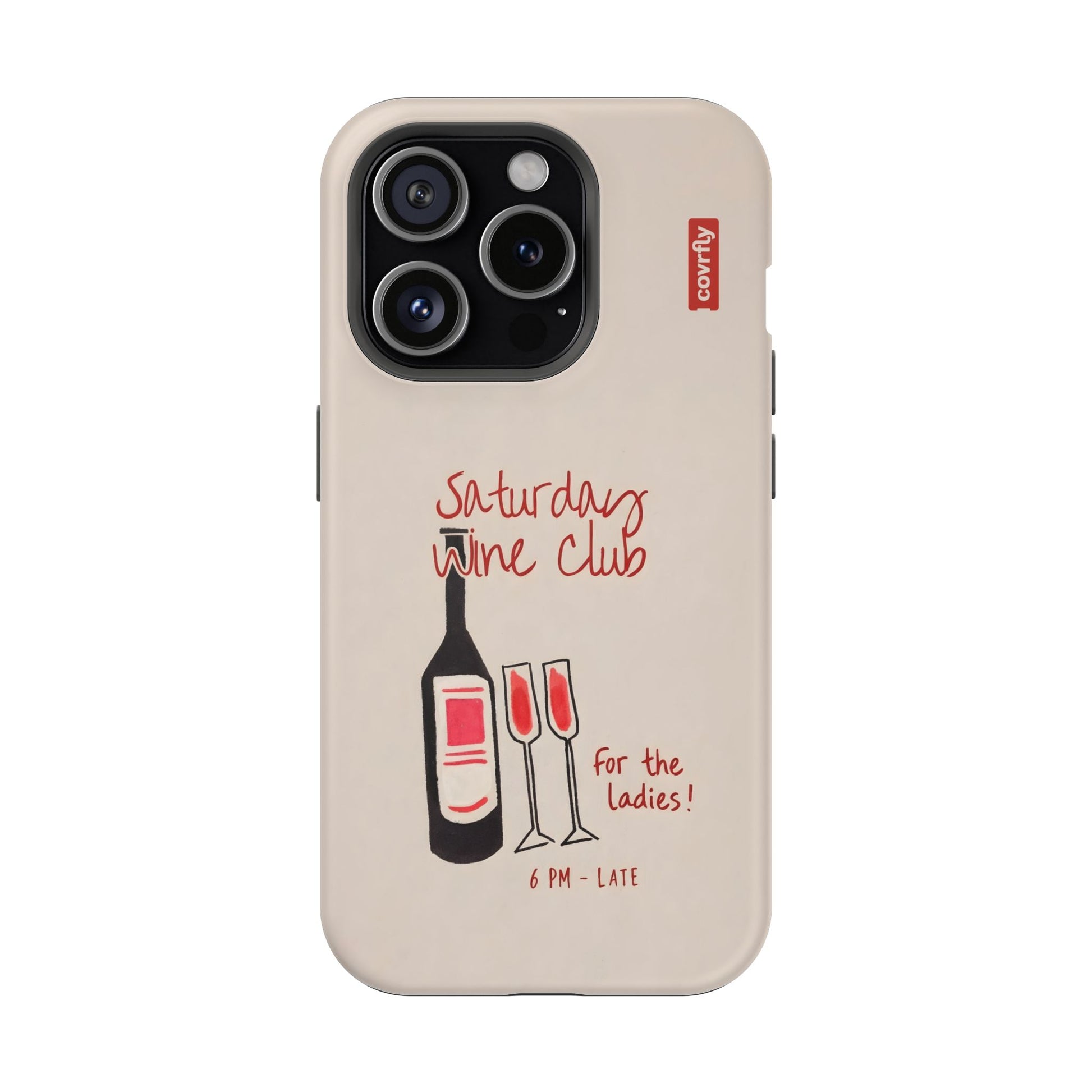 Funda Saturday Club para iPhone 15 Pro Matte Premium - Diseño Premium covrfly