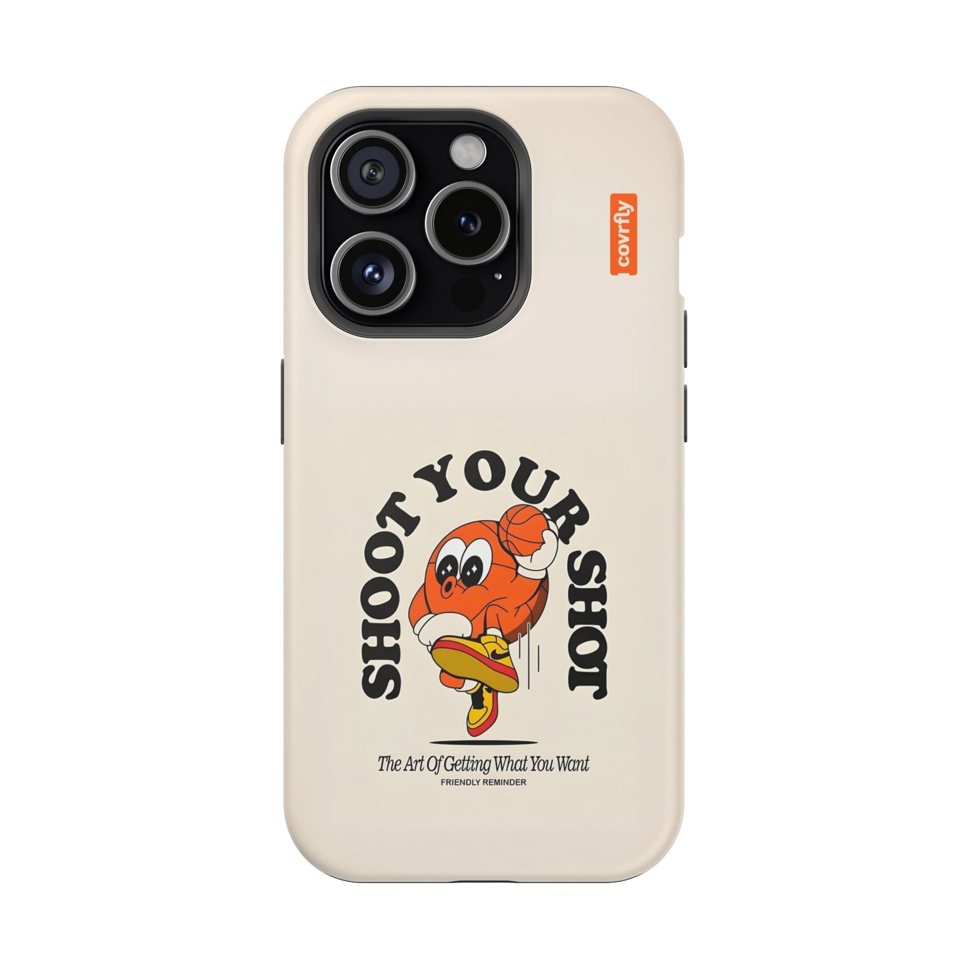 Funda Shoot Your Shot para iPhone 15 Pro Matte Premium - View 1 - Diseño Premium covrfly