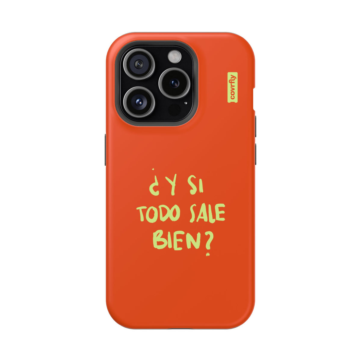 Funda Todo Bien para iPhone 15 Pro Matte Premium - View 1 - Diseño Premium covrfly