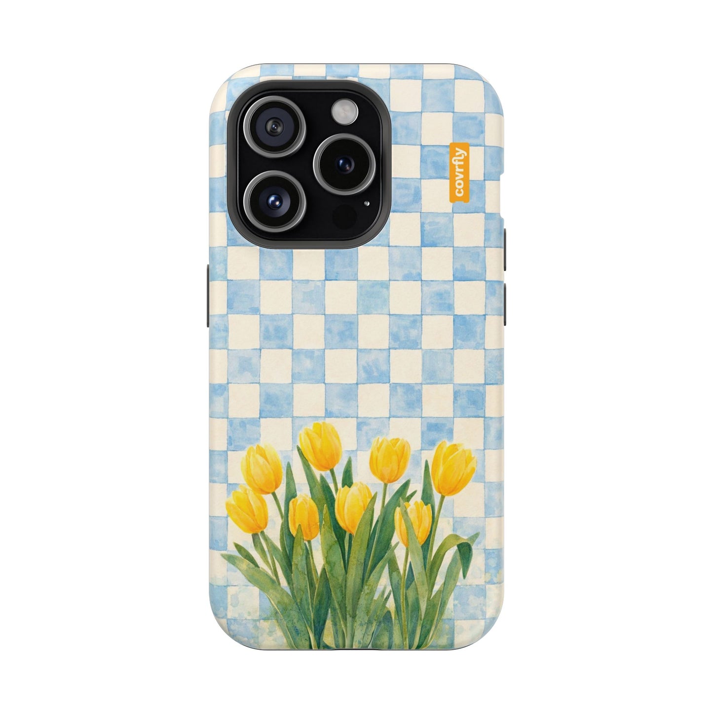 Funda Tulip Shock para iPhone 15 Pro Matte Premium - View 1 - Diseño Premium covrfly