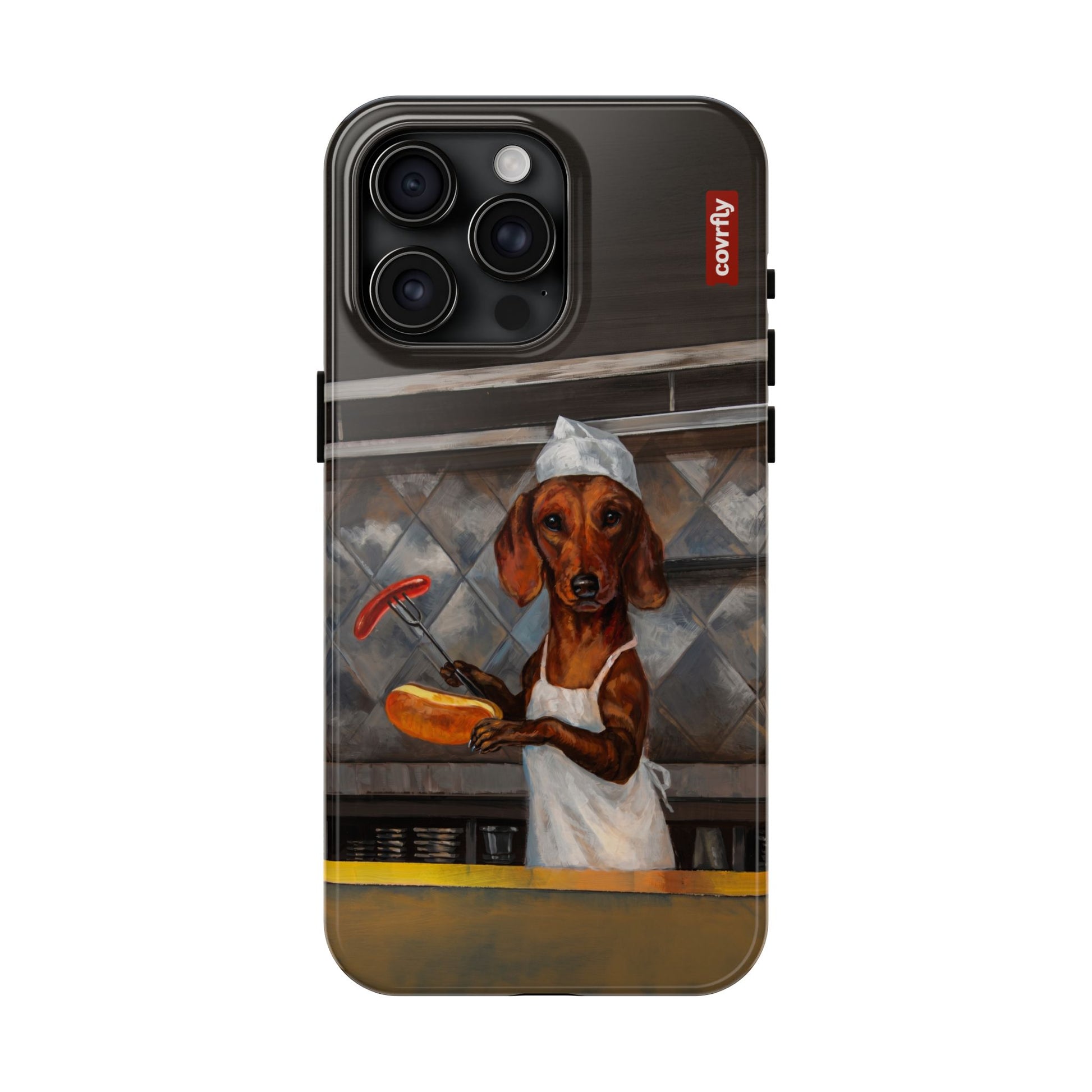 Funda Chef Salchicha para iPhone 15 Pro Max - View 1 - Diseño Premium covrfly