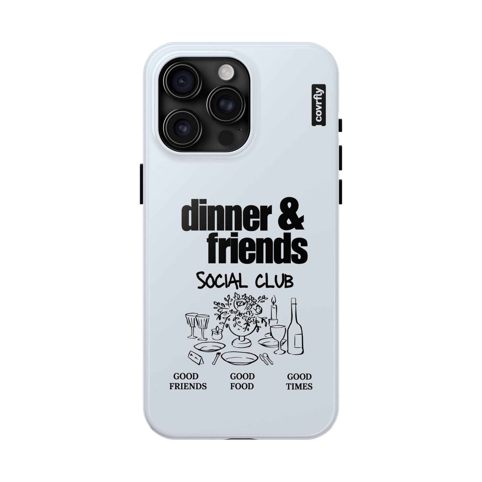 Funda Dinner & Friends para iPhone 15 Pro Max - View 1 - Diseño Premium covrfly