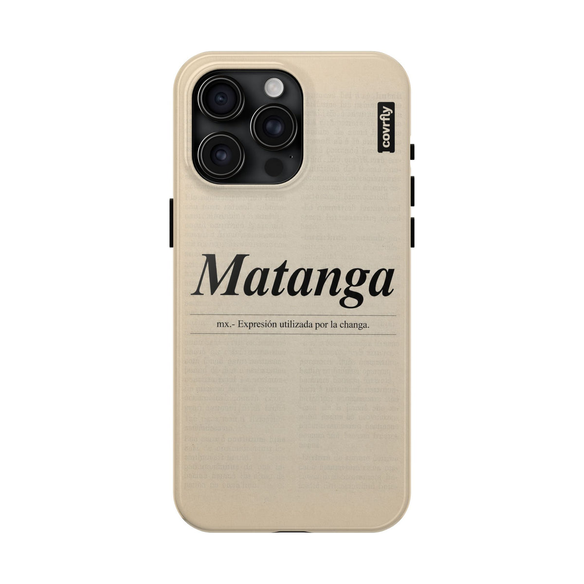 Funda Matanga Dijo para iPhone 15 Pro Max - View 1 - Diseño Premium covrfly