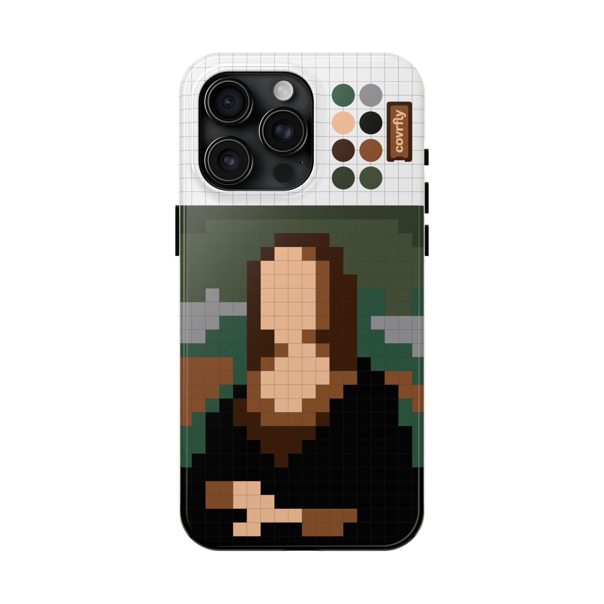 Funda Pixel Lisa para iPhone 15 Pro Max - View 1 - Diseño Premium covrfly