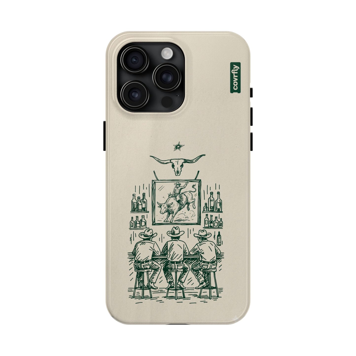 Funda Tres Sillas para iPhone 15 Pro Max - View 1 - Diseño Premium covrfly