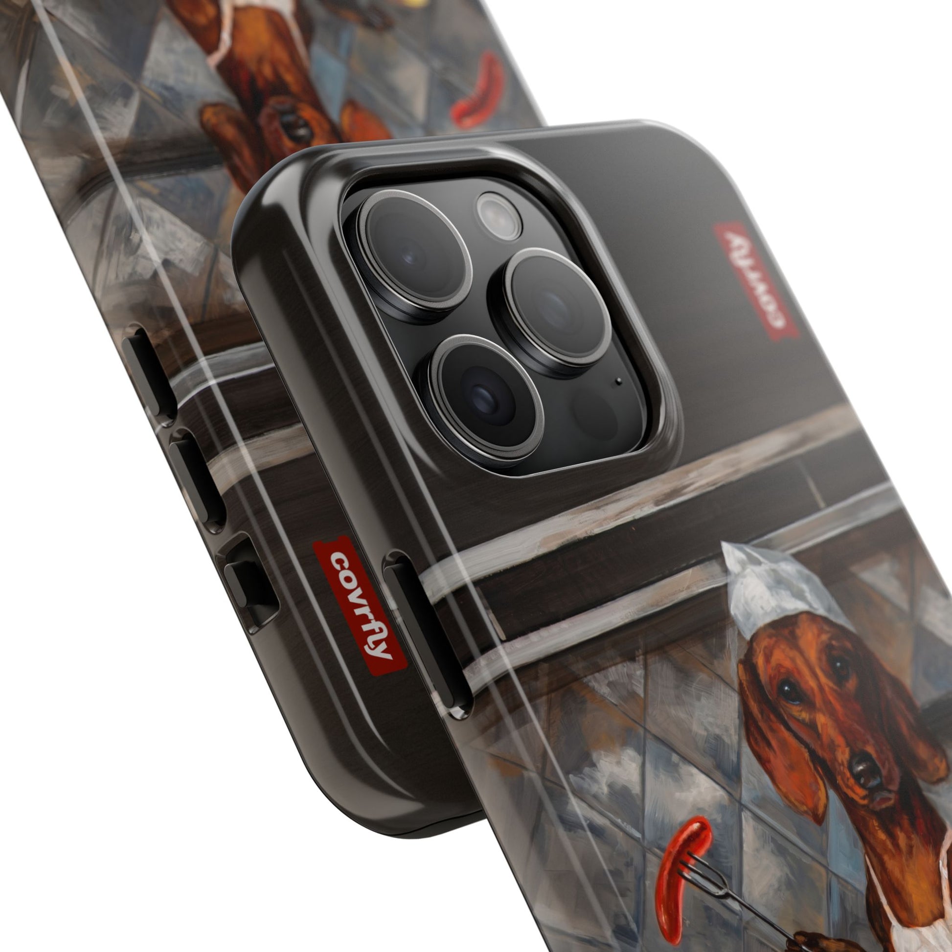 Funda Chef Salchicha para iPhone 15 Pro Max - View 2 - Diseño Premium covrfly