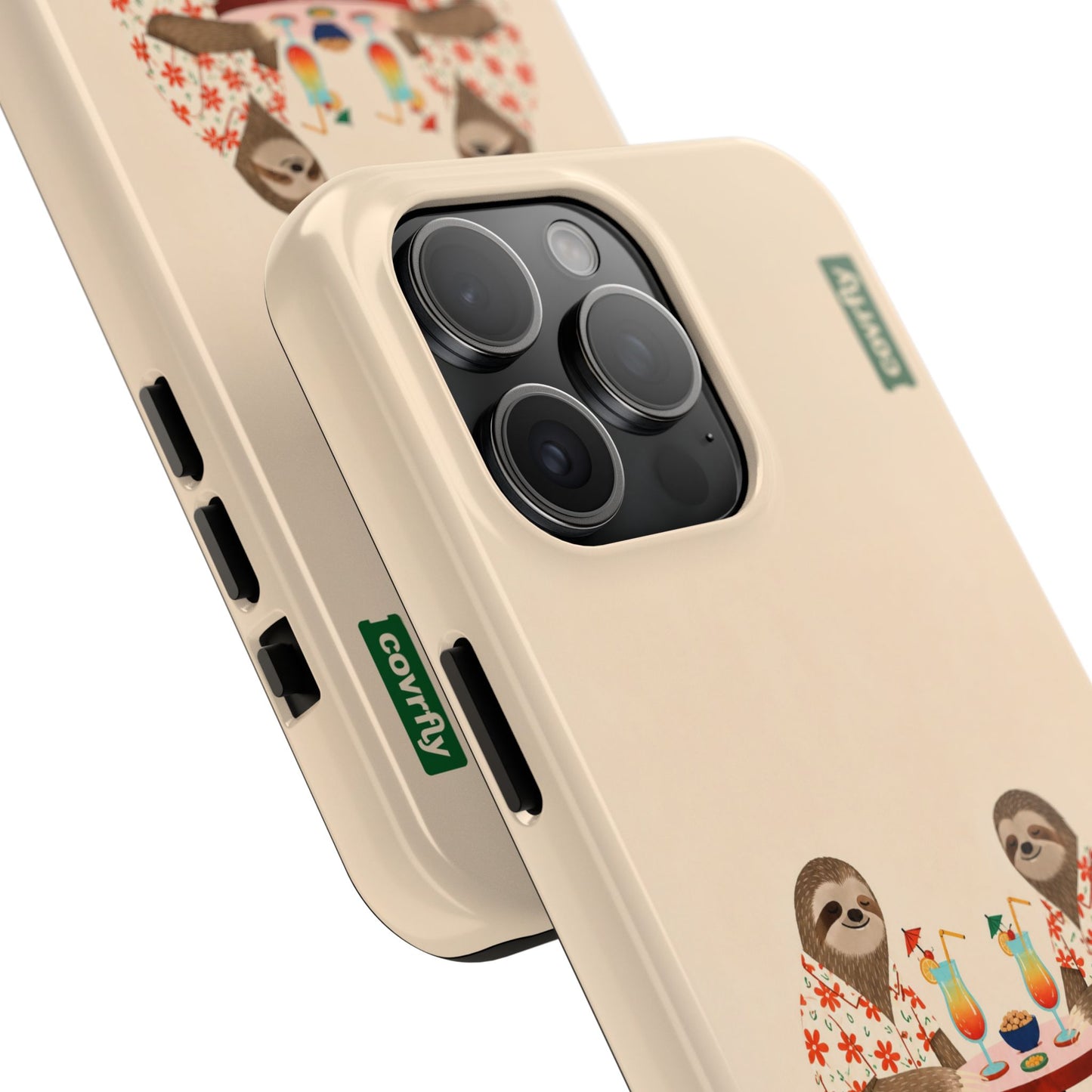 Funda Dos Perezas para iPhone 15 Pro Max - View 2 - Diseño Premium covrfly