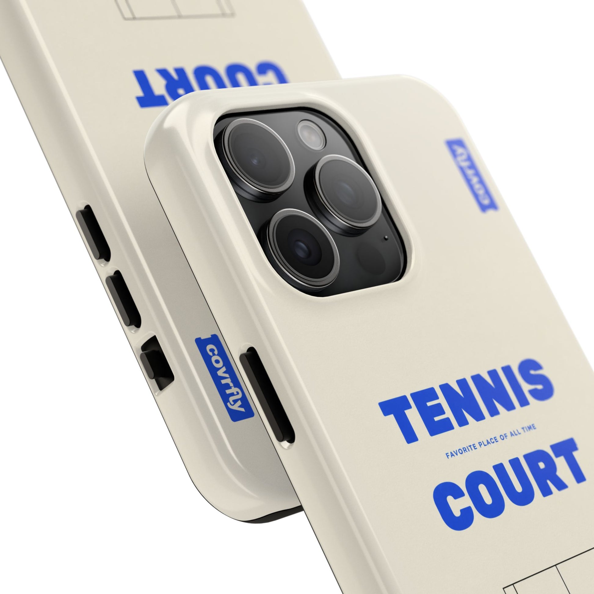 Funda Tennis Court para iPhone 15 Pro Max - View 2 - Diseño Premium covrfly