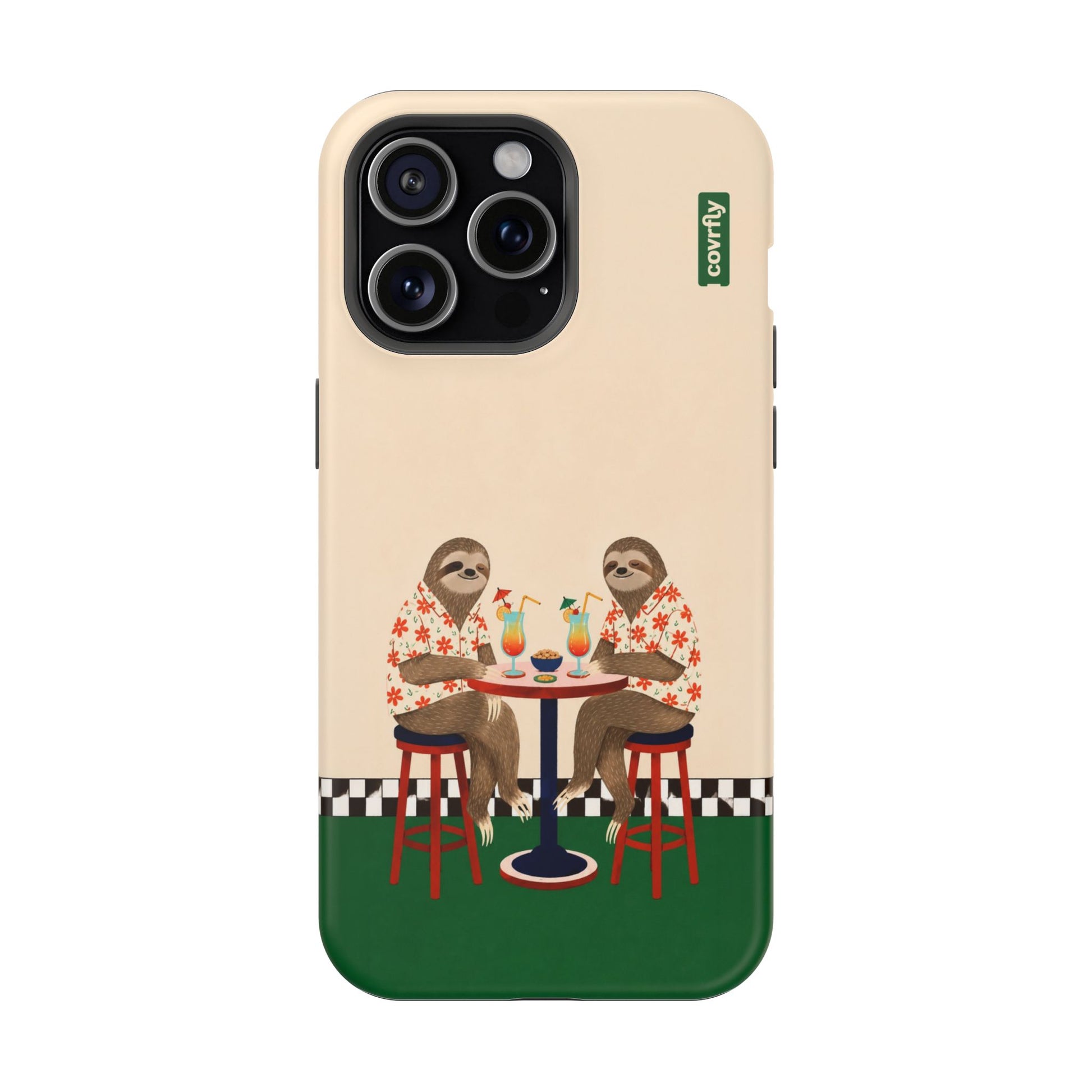 Funda Dos Perezas para iPhone 15 Pro Max Matte Premium - View 1 - Diseño Premium covrfly
