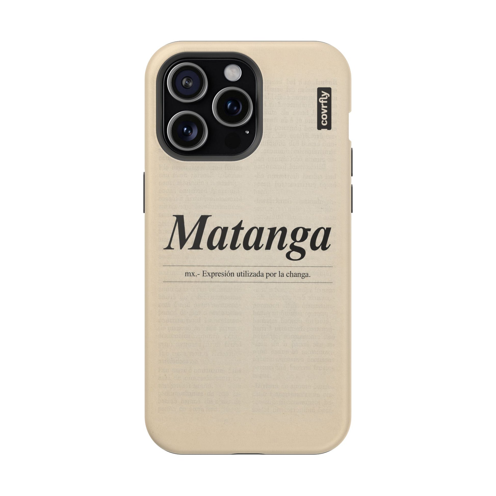 Funda Matanga Dijo para iPhone 15 Pro Max Matte Premium - View 1 - Diseño Premium covrfly