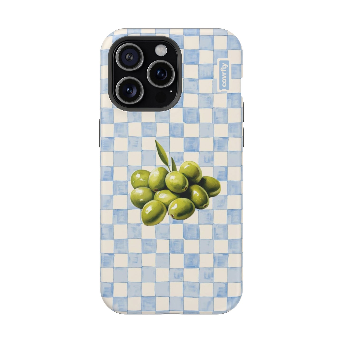 Funda Olive para iPhone 15 Pro Max Matte Premium - View 1 - Diseño Premium covrfly