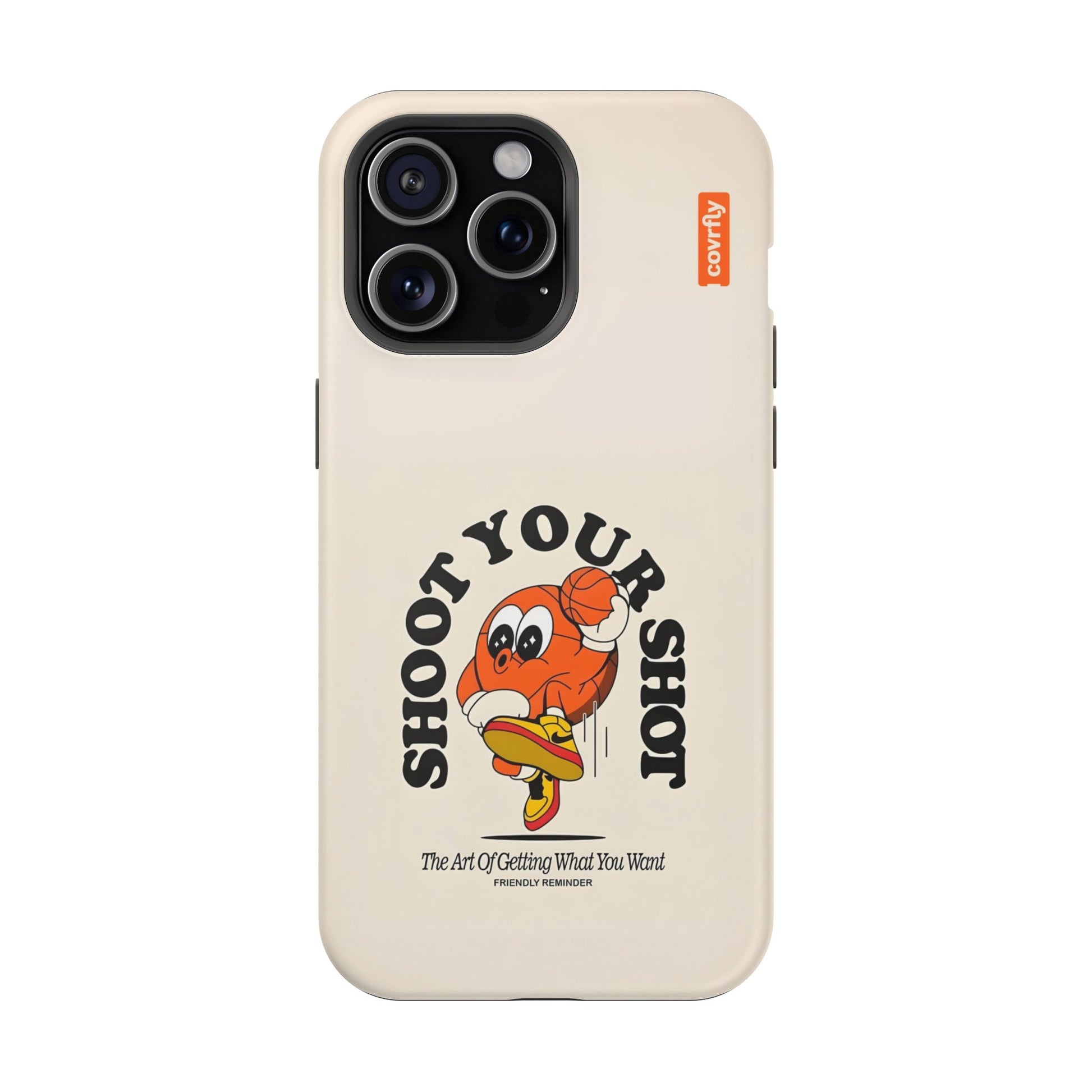 Funda Shoot Your Shot para iPhone 15 Pro Max Matte Premium - View 1 - Diseño Premium covrfly