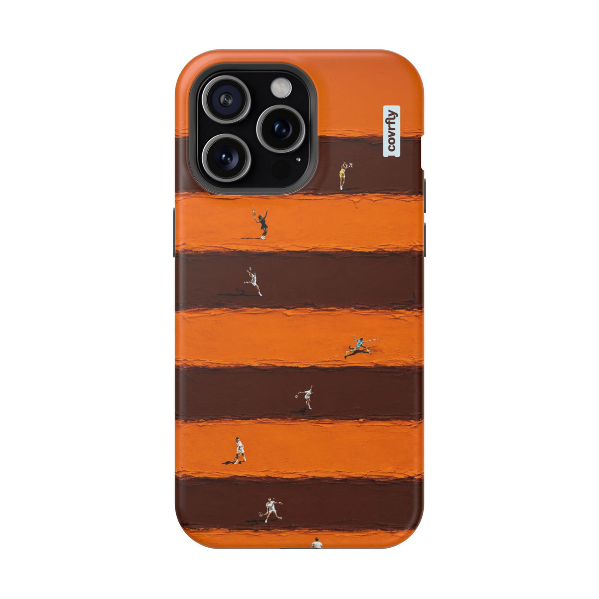 Funda Tenis Miniatura para iPhone 15 Pro Max Matte Premium - View 1 - Diseño Premium covrfly