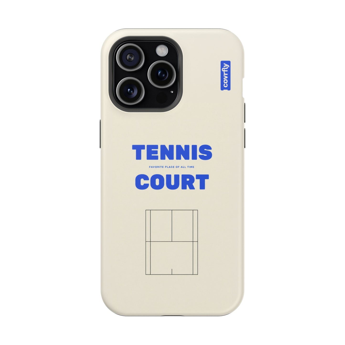 Funda Tennis Court para iPhone 15 Pro Max Matte Premium - View 1 - Diseño Premium covrfly