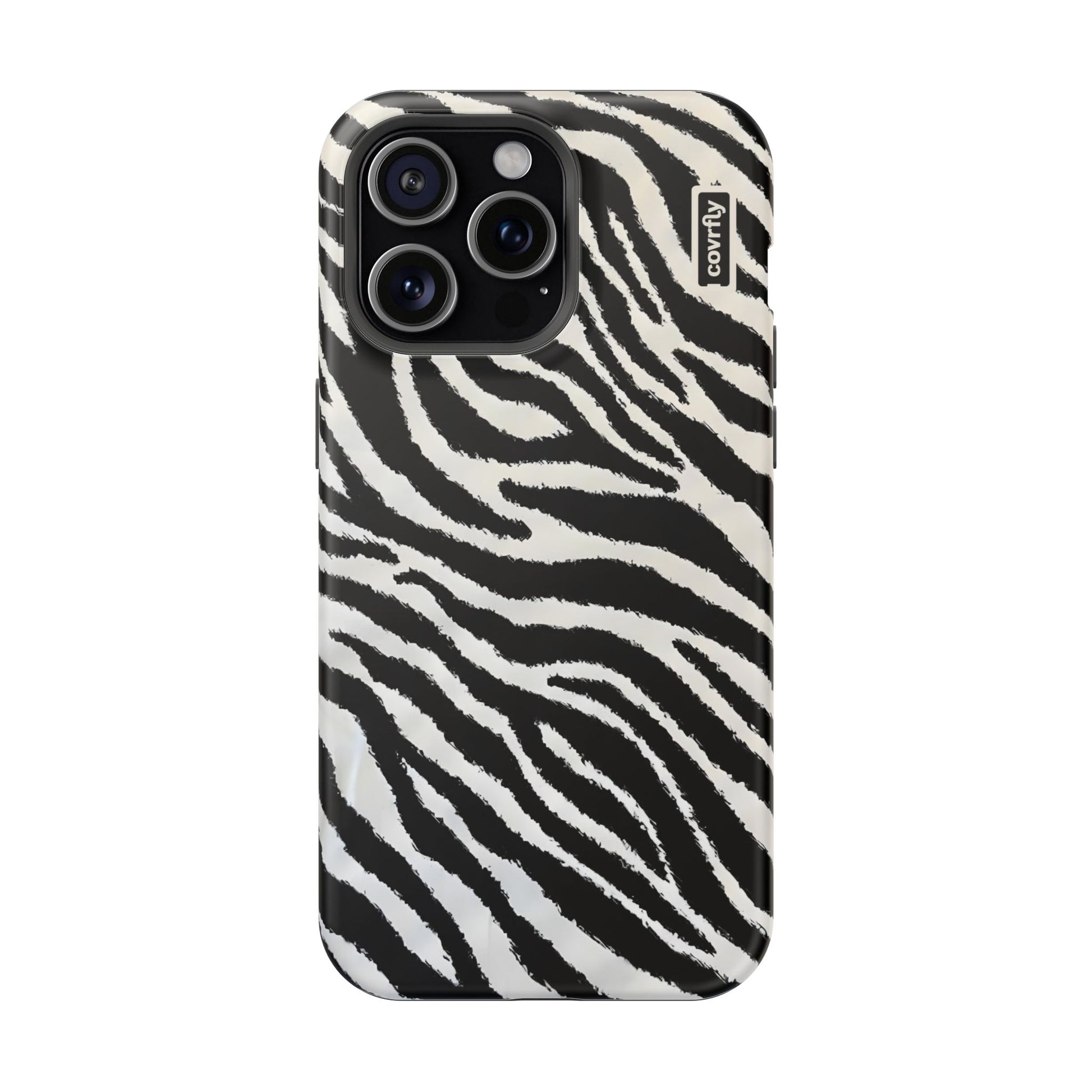 Funda Zebra Mode para iPhone 15 Pro Max Matte Premium - View 1 - Diseño Premium covrfly