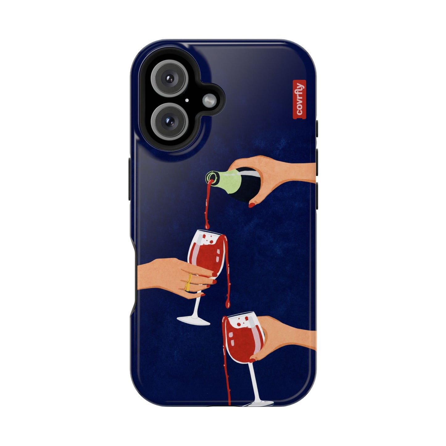 Funda Cheers Caos para iPhone 16 - View 1 - Diseño Premium covrfly