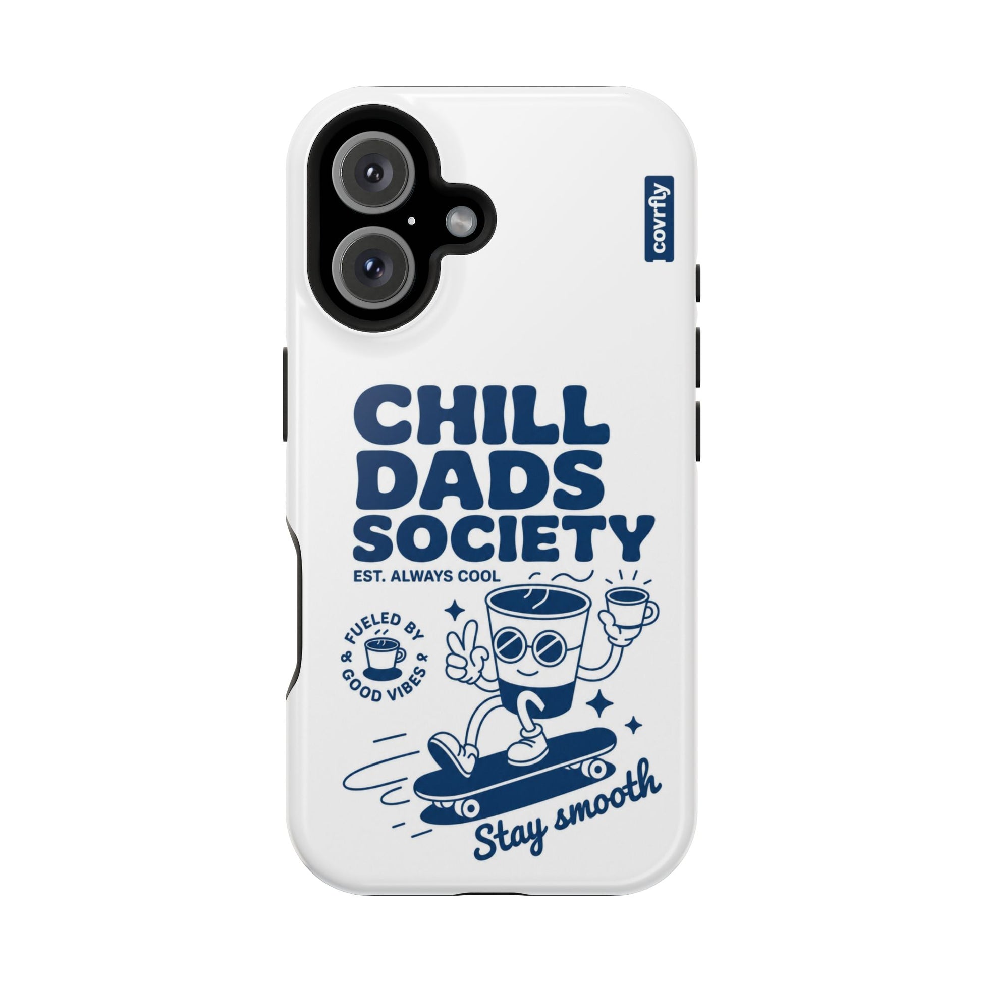 Funda Chill Dads para iPhone 16 - View 1 - Diseño Premium covrfly