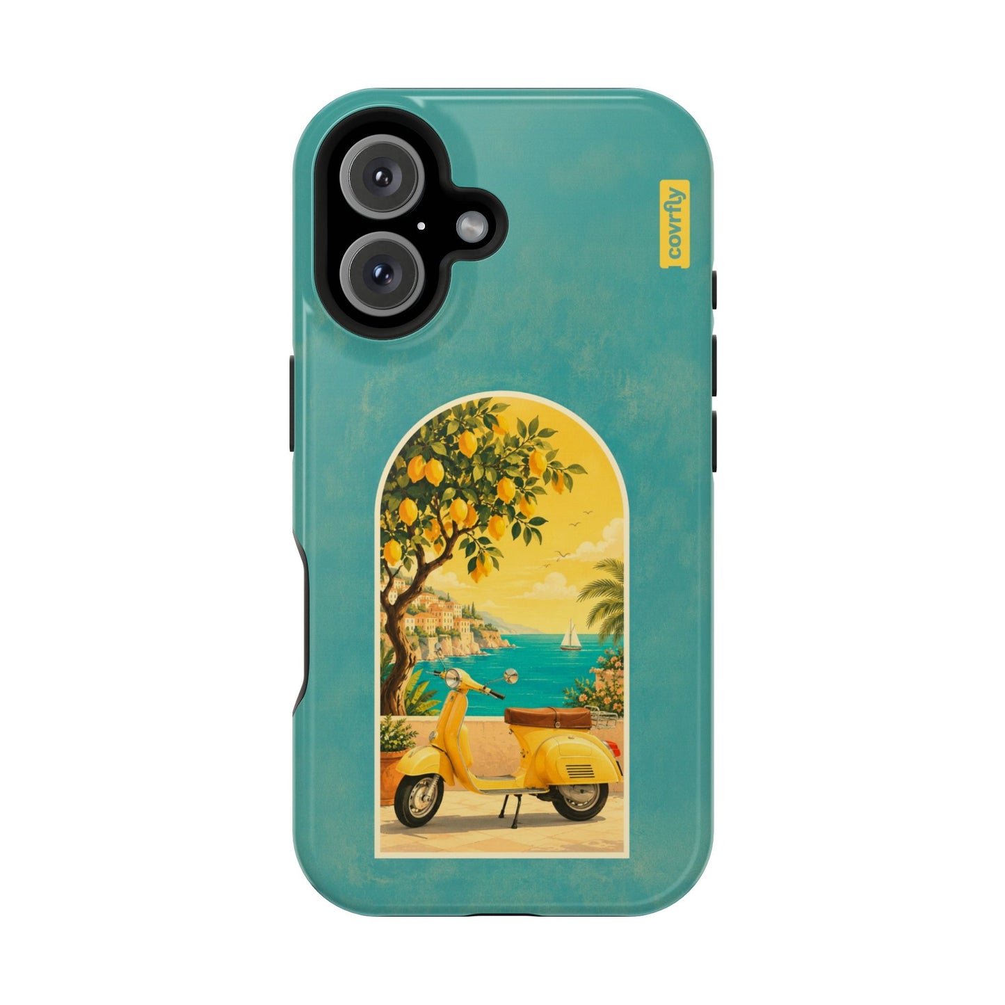 Funda Costa Quieta para iPhone 16 - View 1 - Diseño Premium covrfly