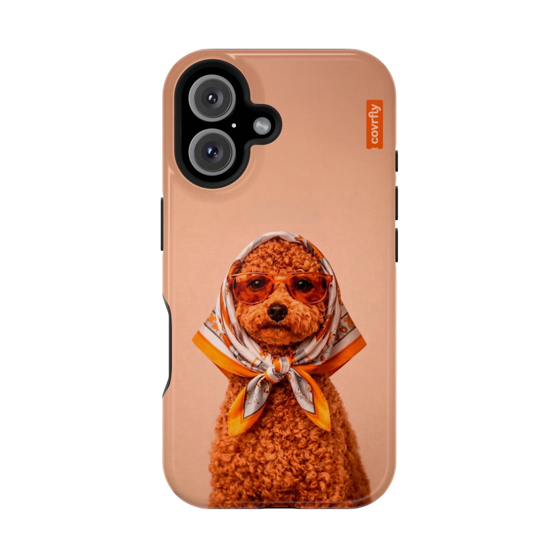 Funda Couture Pup para iPhone 16 - View 1 - Diseño Premium covrfly