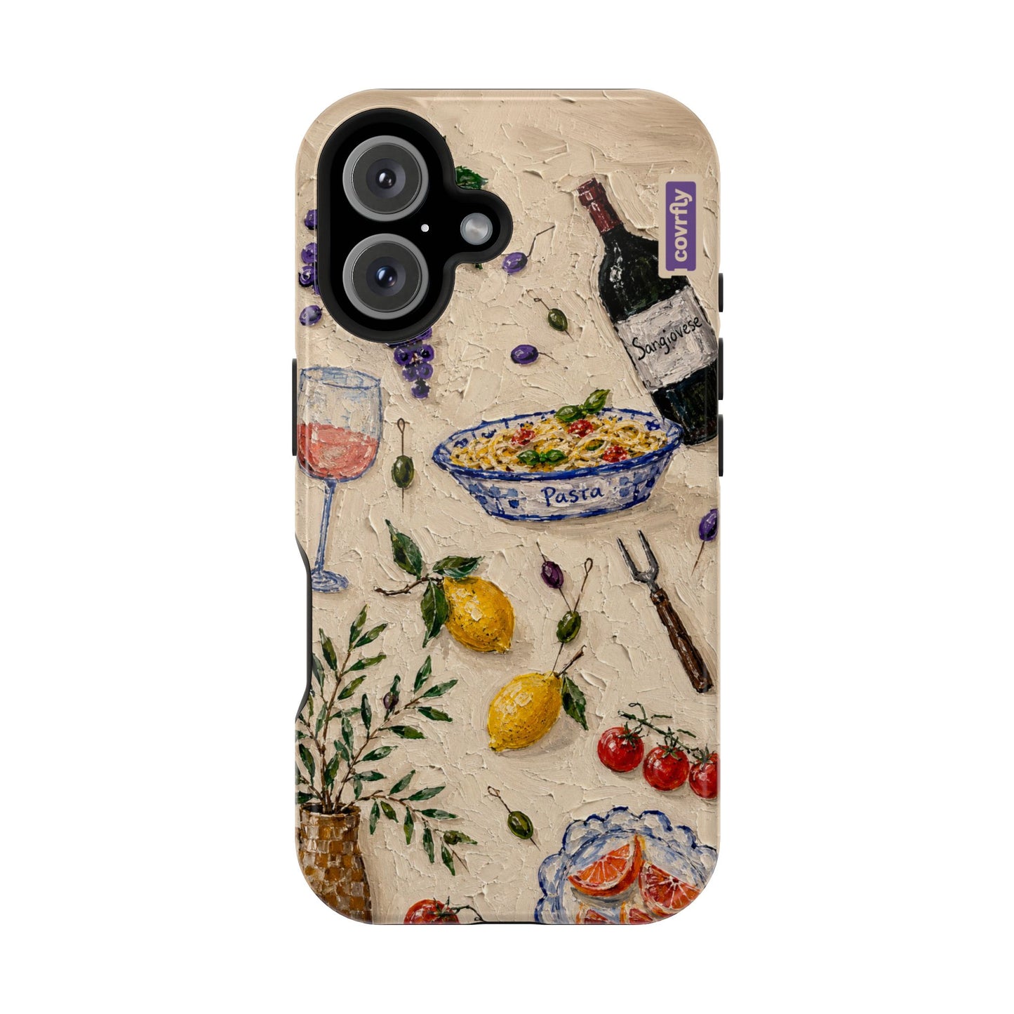 Funda Trattoria para iPhone 16 - View 1 - Diseño Premium covrfly