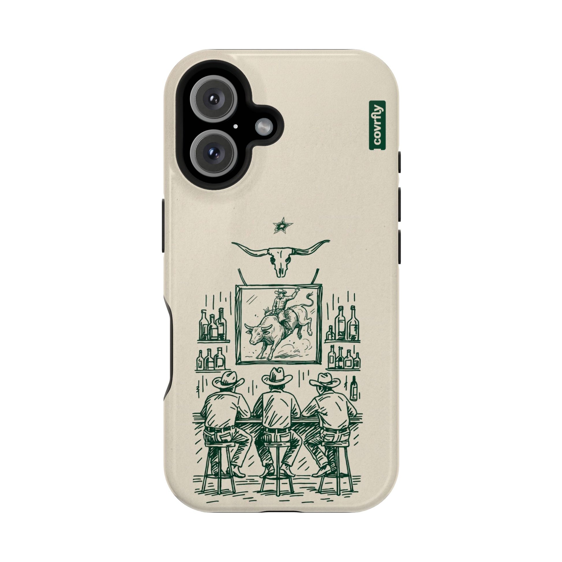 Funda Tres Sillas para iPhone 16 - View 1 - Diseño Premium covrfly