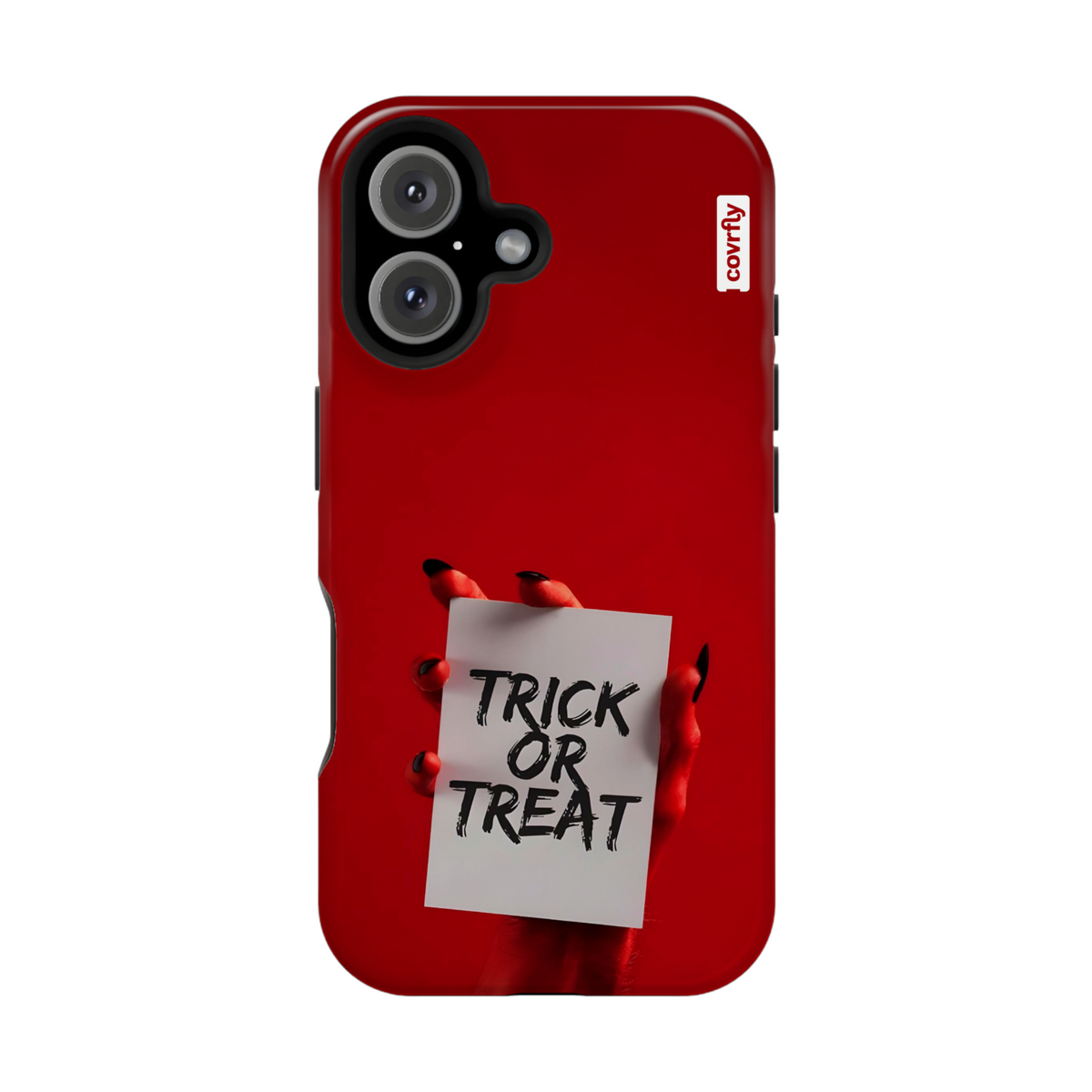 Funda Trick or Treat para iPhone 16 - View 1 - Diseño Premium covrfly