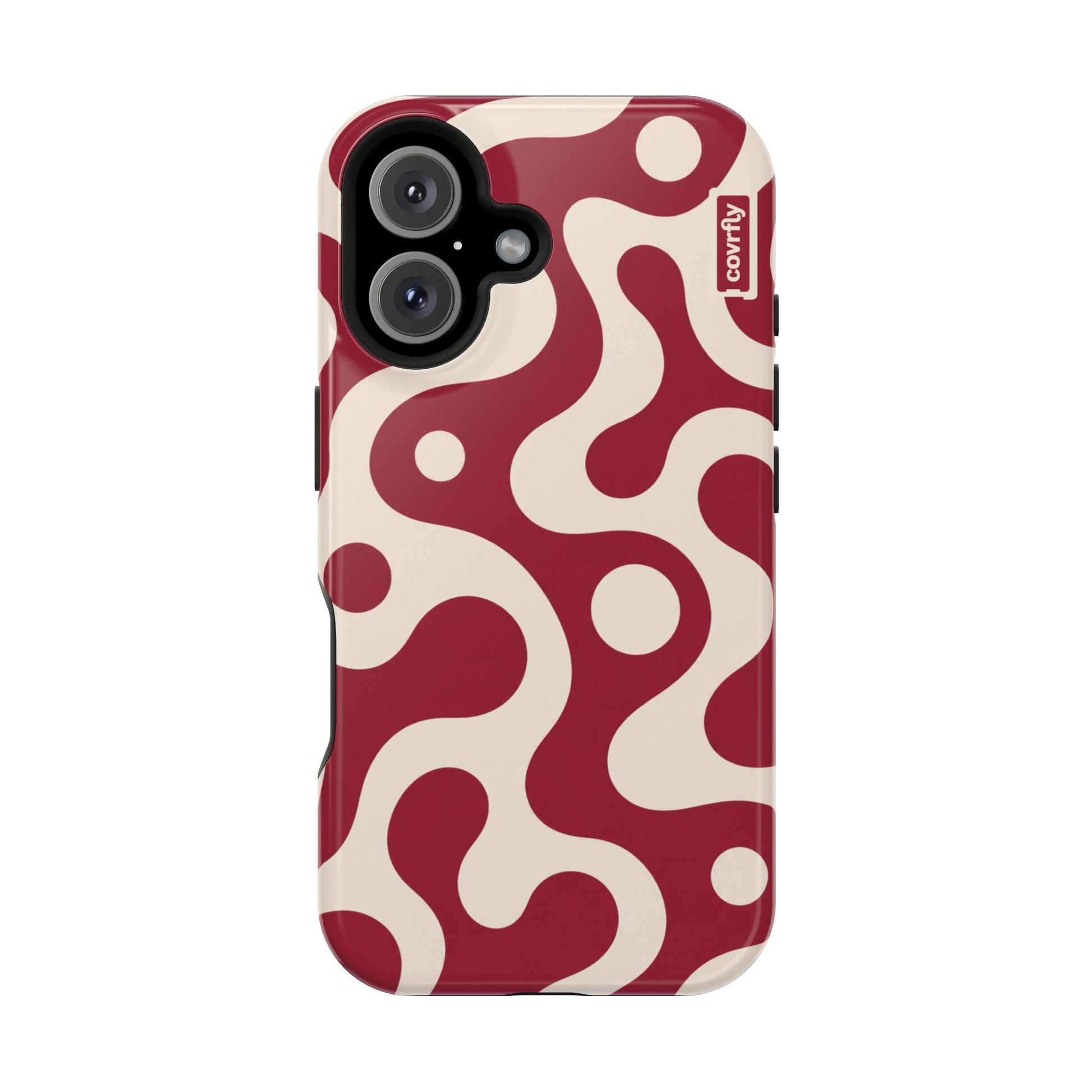 Funda Velvet Swirl para iPhone 16 - View 1 - Diseño Premium covrfly