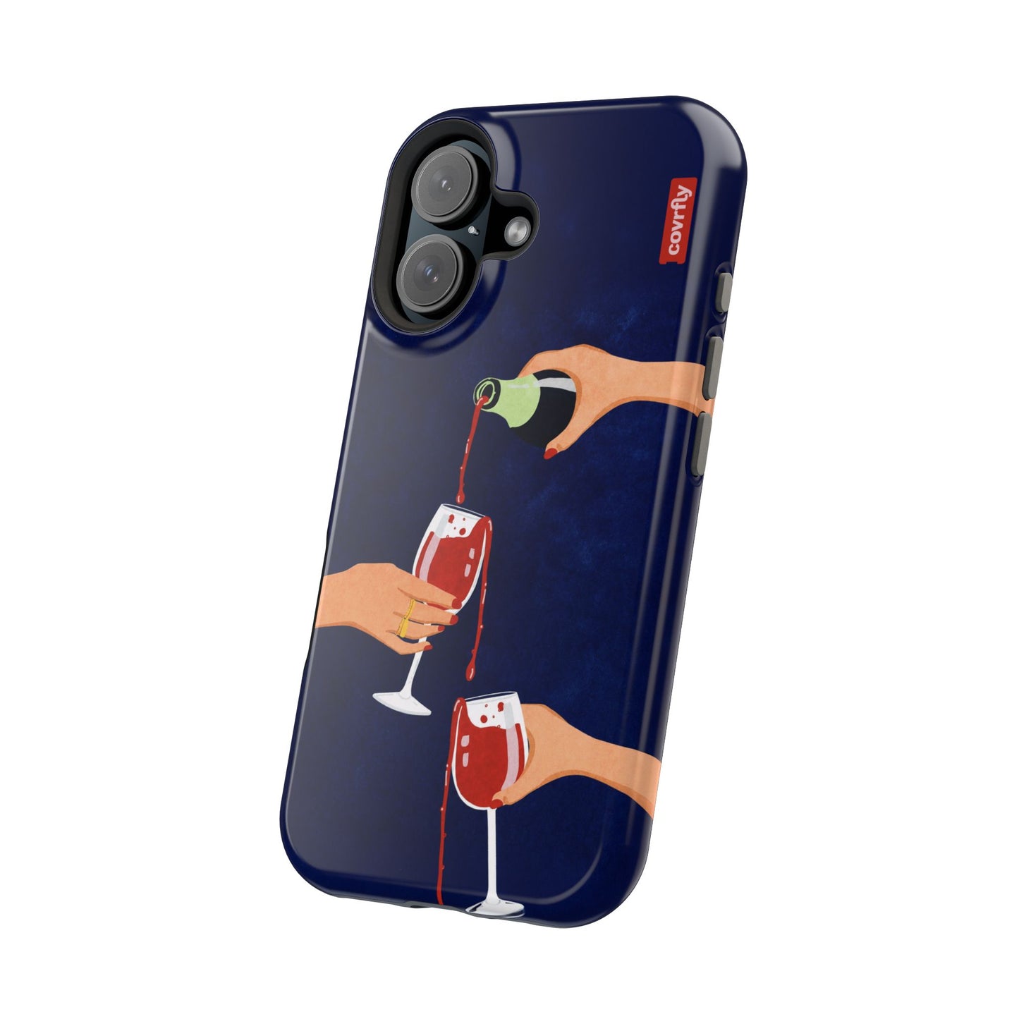 Funda Cheers Caos para iPhone 16 - View 2 - Diseño Premium covrfly
