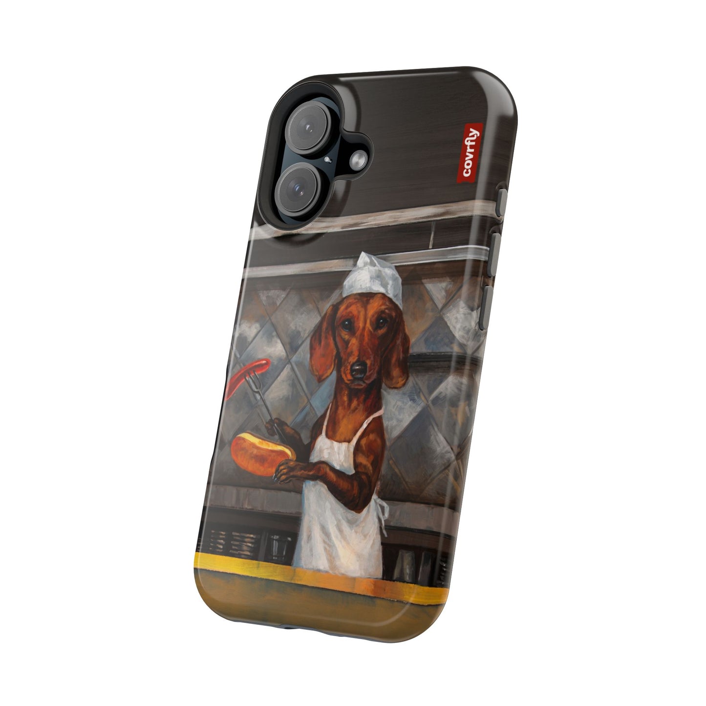 Funda Chef Salchicha para iPhone 16 - View 2 - Diseño Premium covrfly