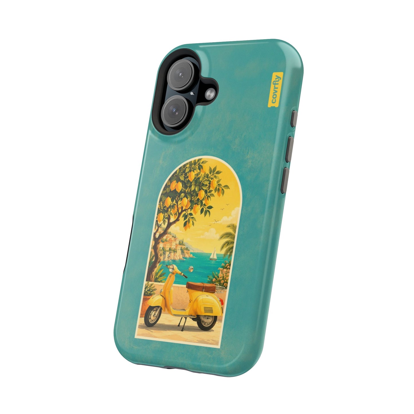 Funda Costa Quieta para iPhone 16 - View 2 - Diseño Premium covrfly