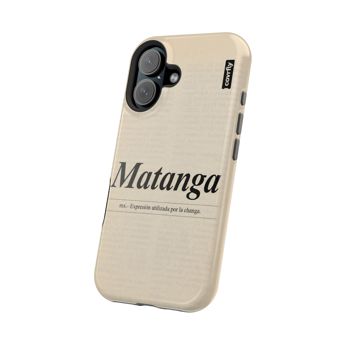 Funda Matanga Dijo para iPhone 16 - View 2 - Diseño Premium covrfly