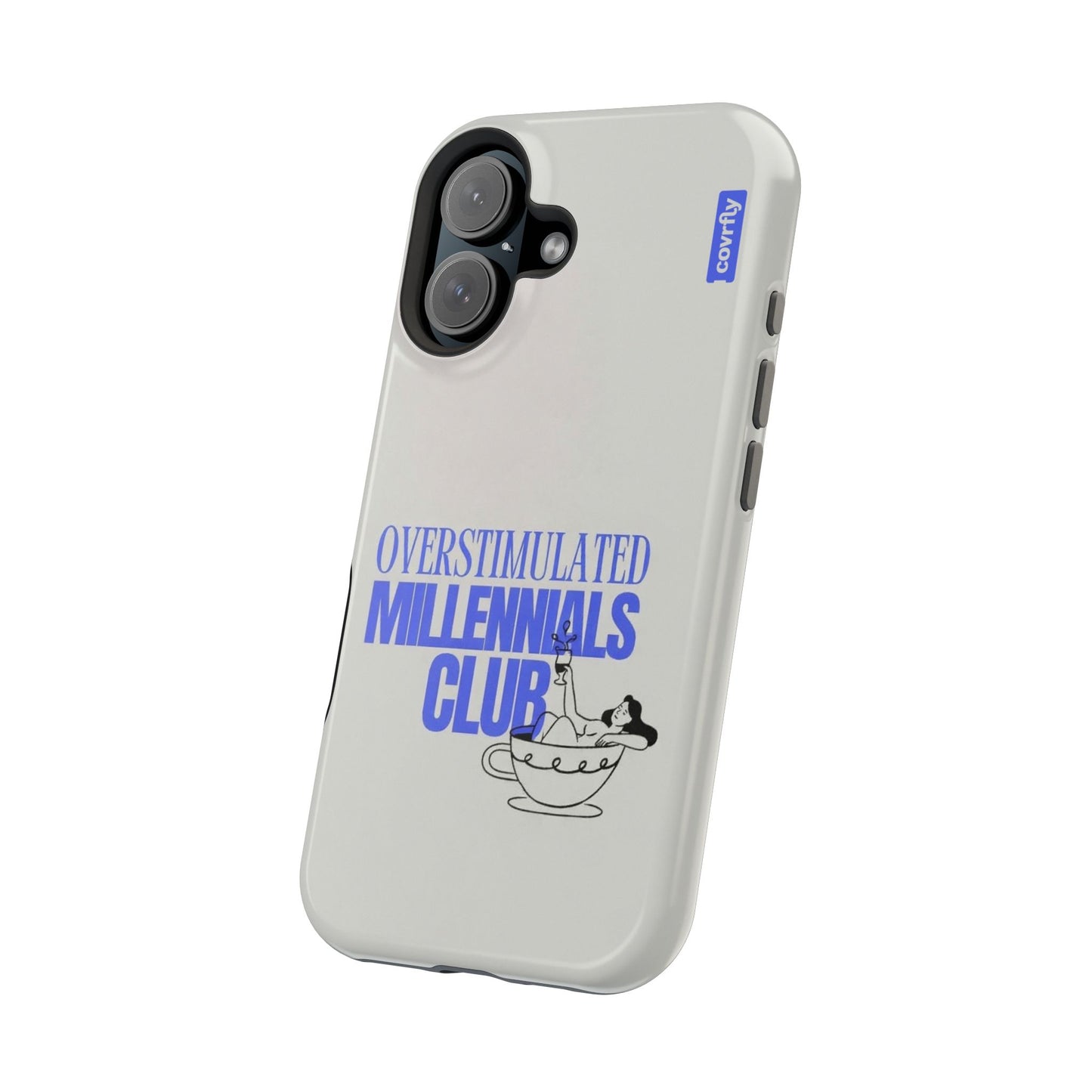 Funda Overstimulated Club para iPhone 16 - View 2 - Diseño Premium covrfly