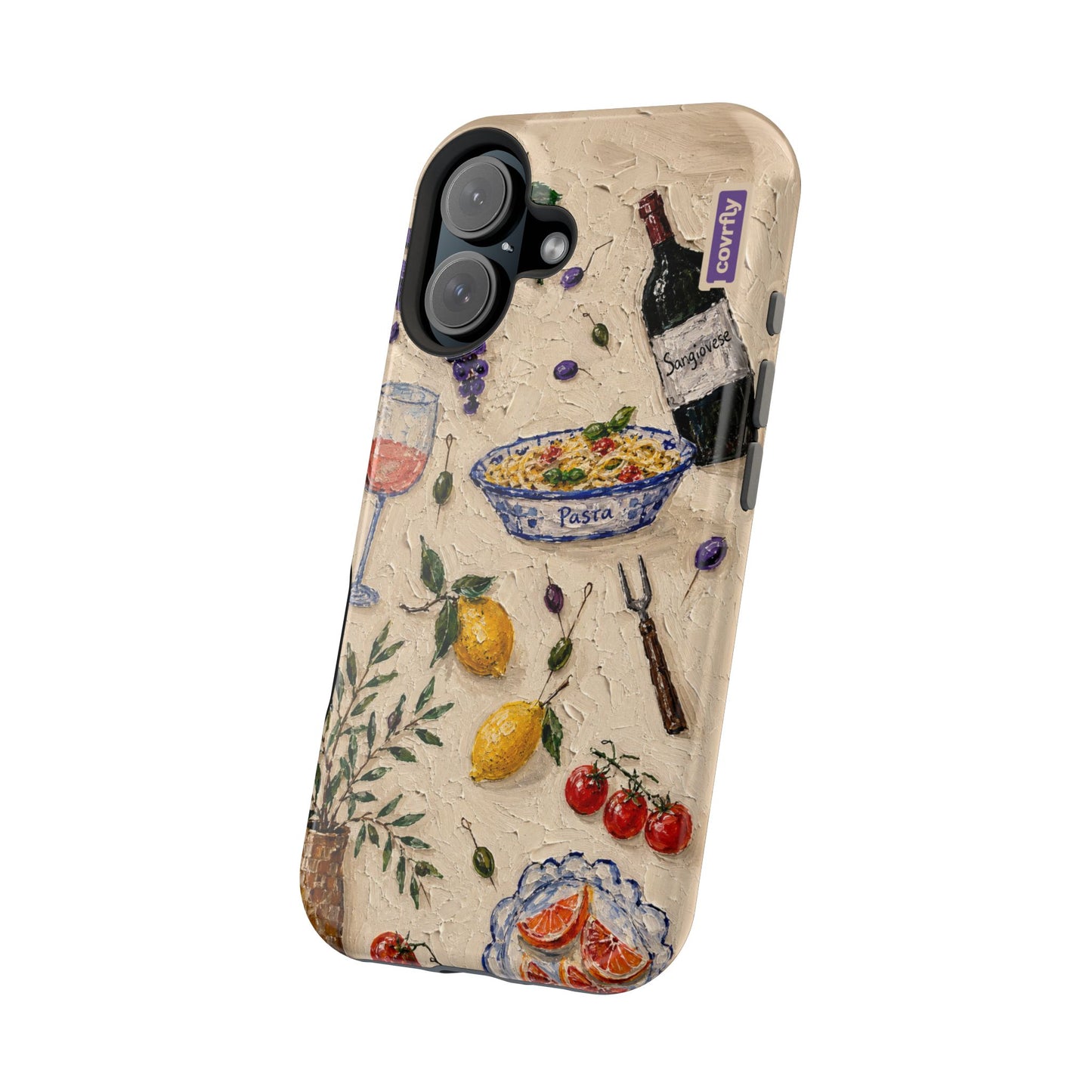 Funda Trattoria para iPhone 16 - View 2 - Diseño Premium covrfly