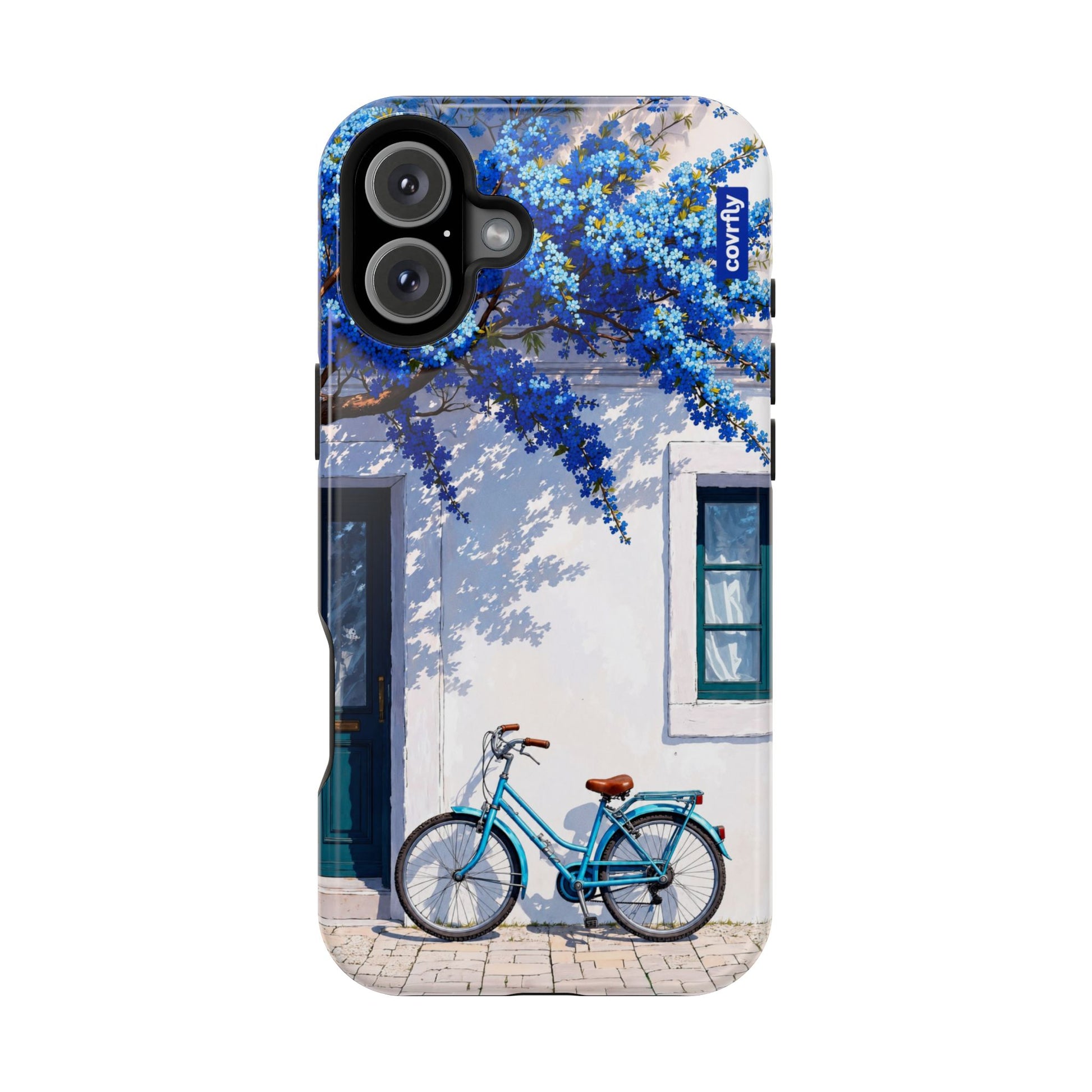 Funda Flores & Ruedas para iPhone 16 Plus - View 1 - Diseño Premium covrfly