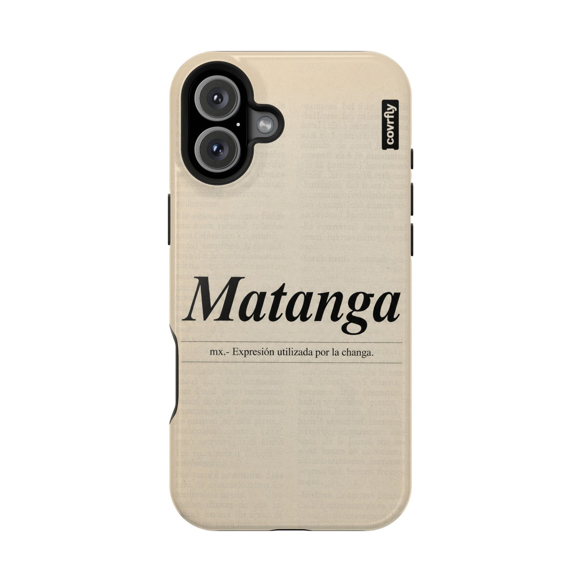 Funda Matanga Dijo para iPhone 16 Plus - View 1 - Diseño Premium covrfly