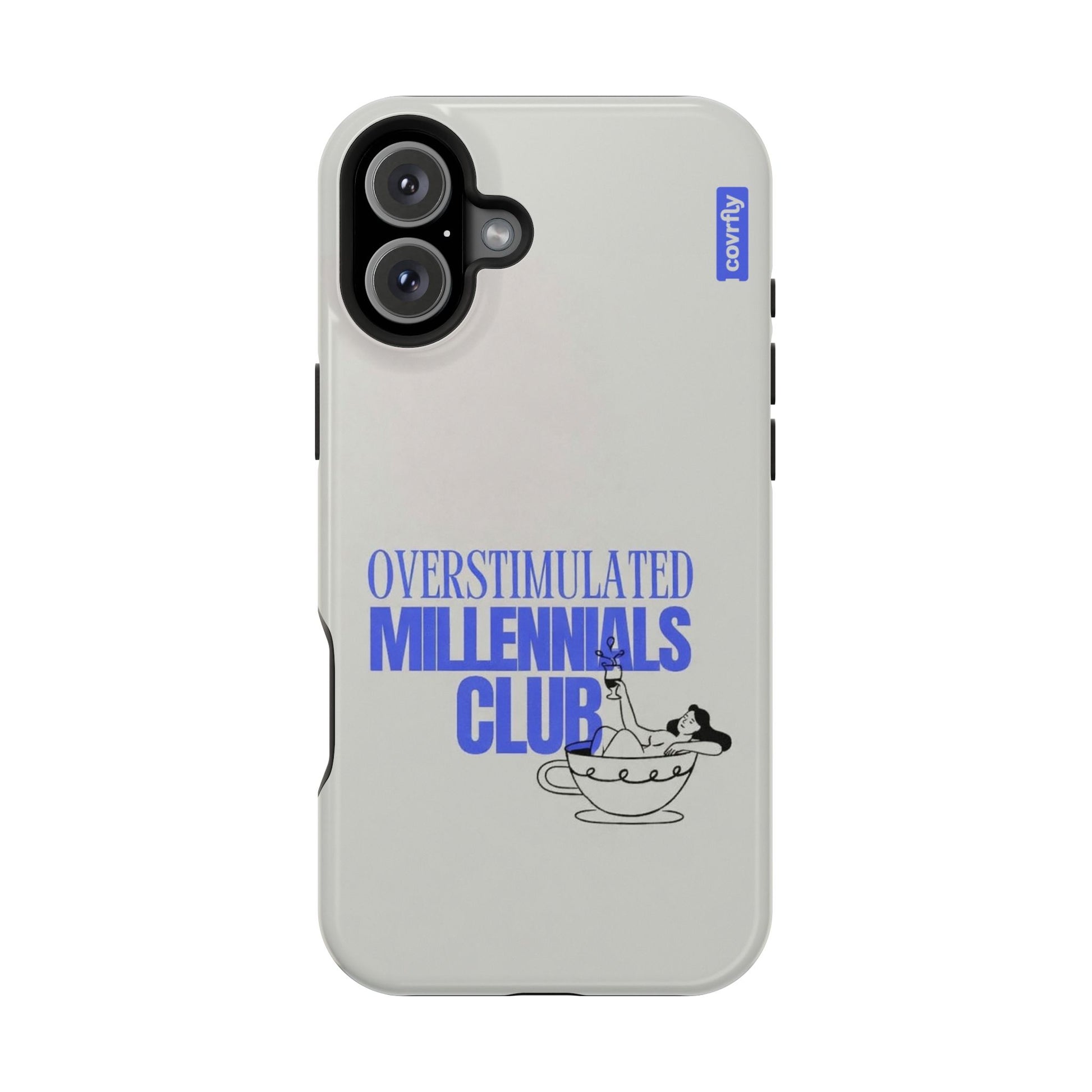 Funda Overstimulated Club para iPhone 16 Plus - View 1 - Diseño Premium covrfly