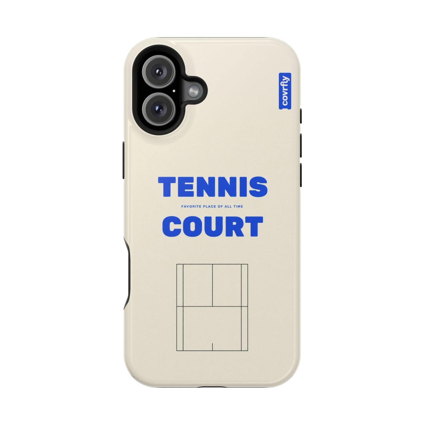 Funda Tennis Court para iPhone 16 Plus - View 1 - Diseño Premium covrfly