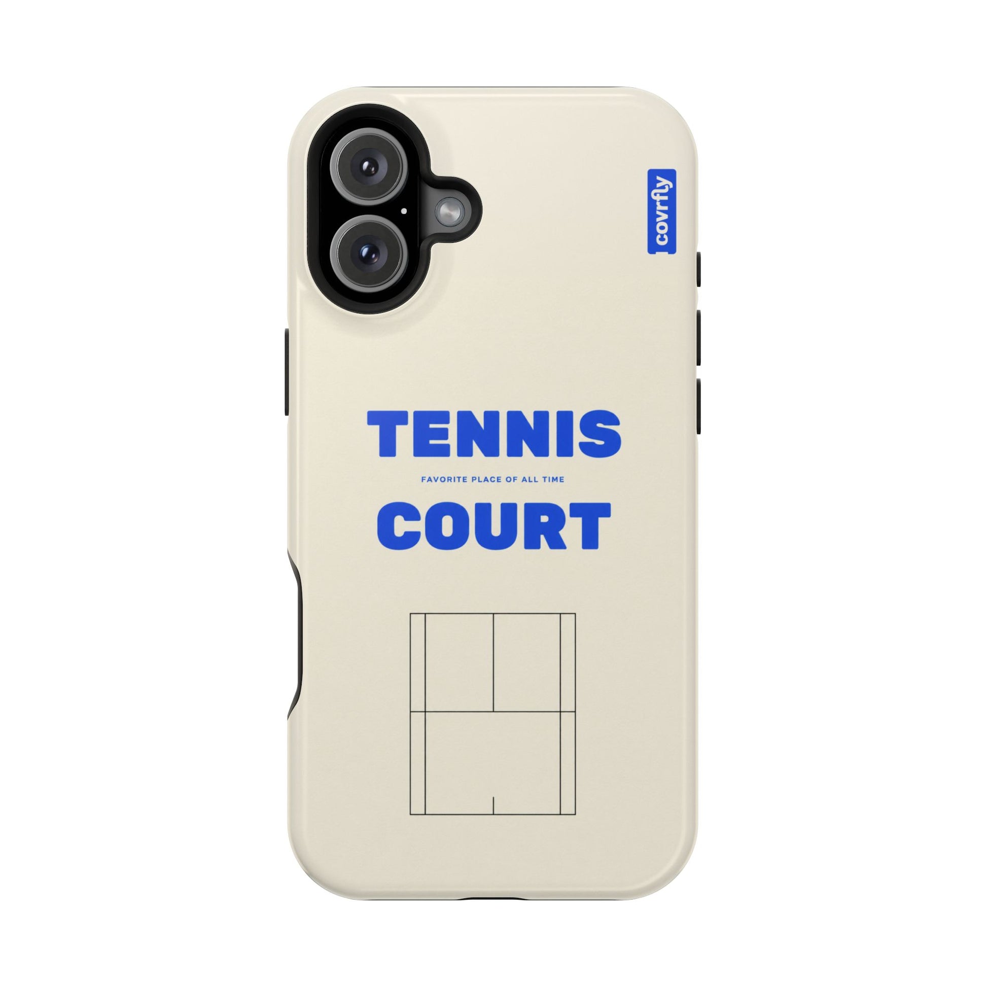 Funda Tennis Court para iPhone 16 Plus - View 1 - Diseño Premium covrfly