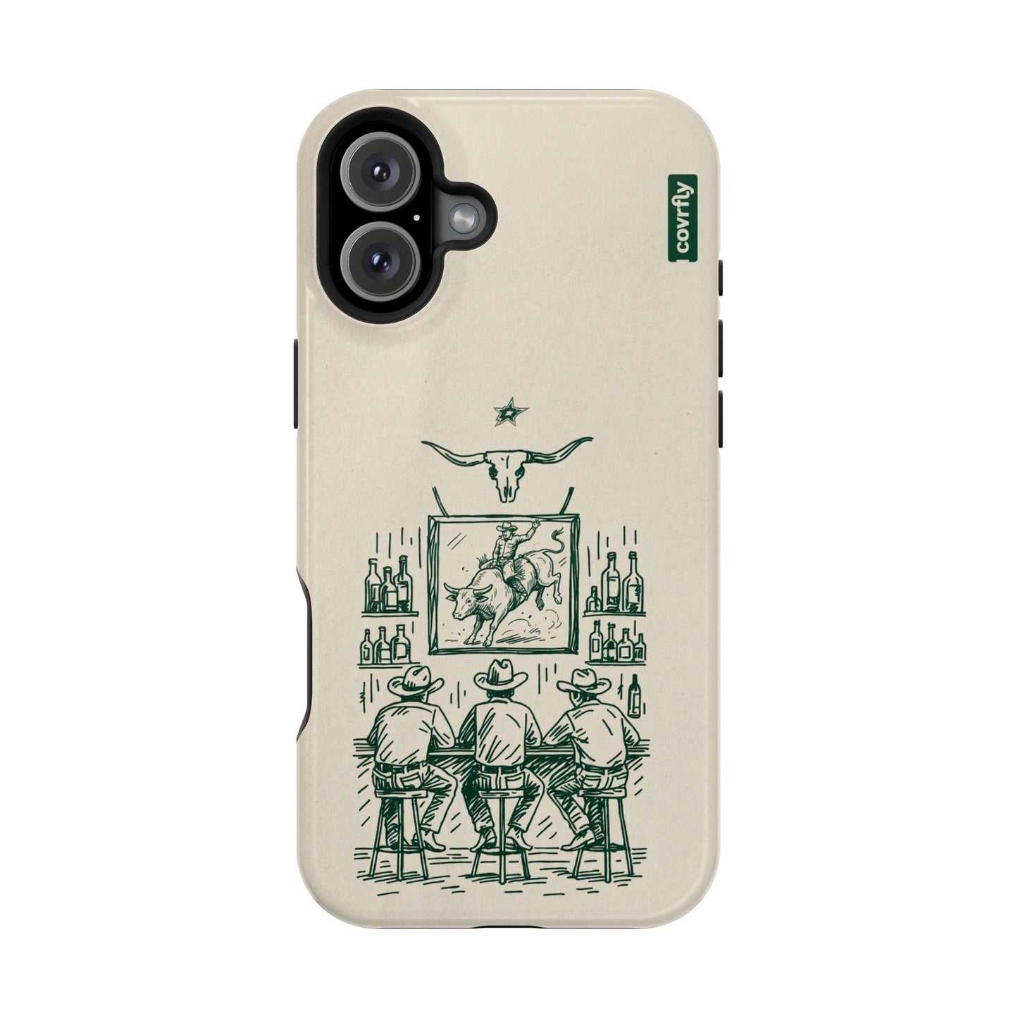 Funda Tres Sillas para iPhone 16 Plus - View 1 - Diseño Premium covrfly